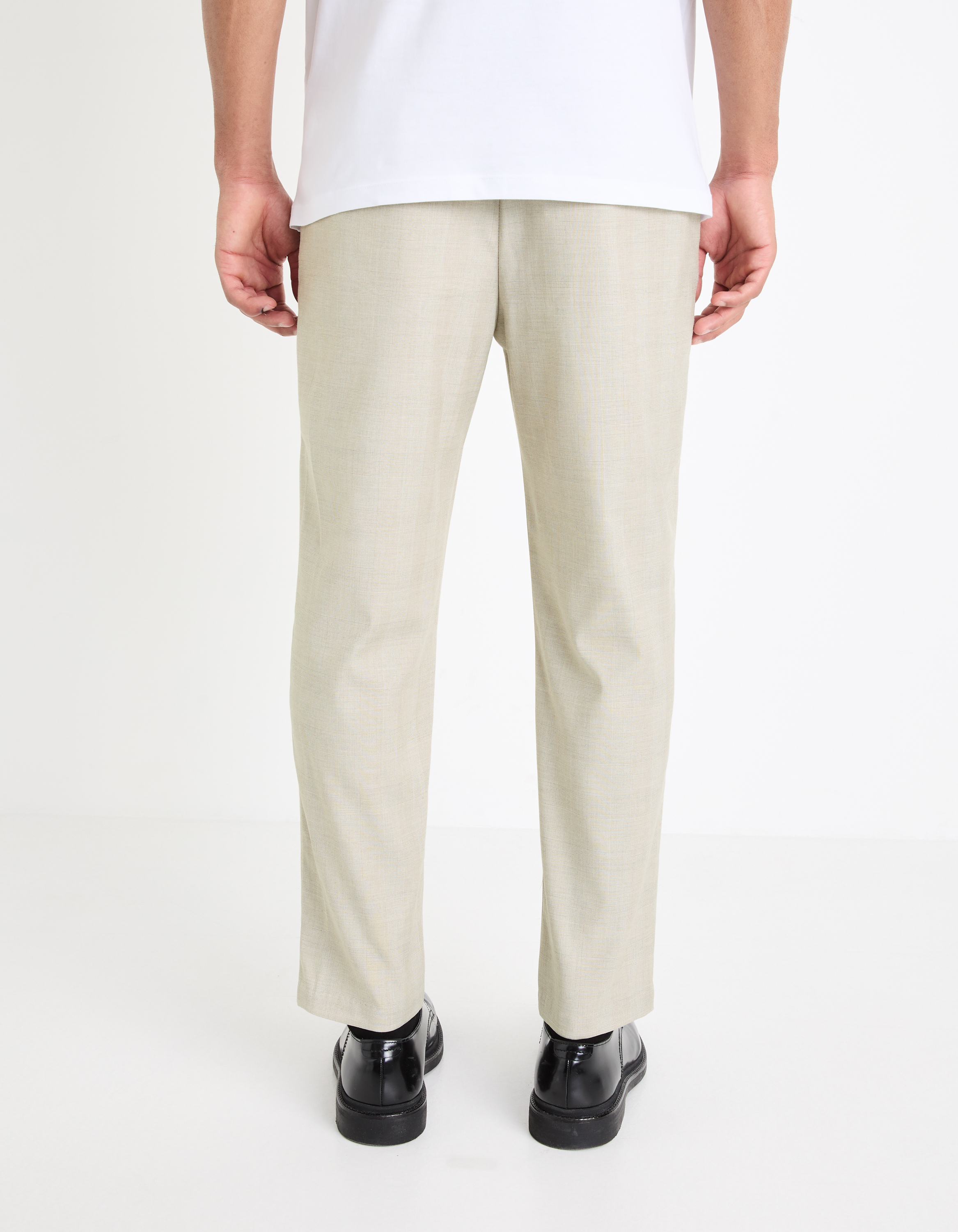 Pantaloni casual pentru barbati Celio - crem