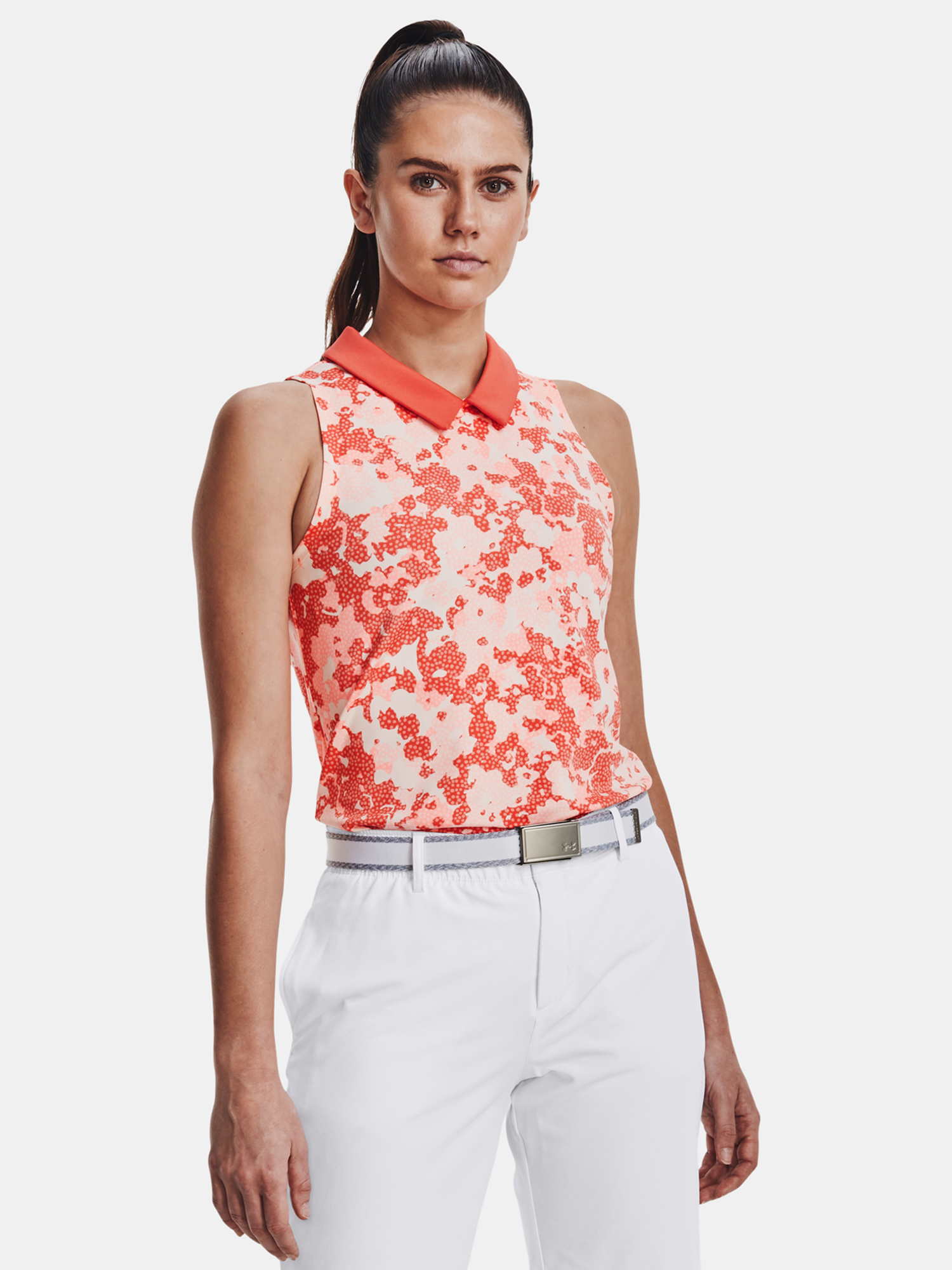 Tielko Under Armour UA Zinger Rise Slvls Polo - oranžová