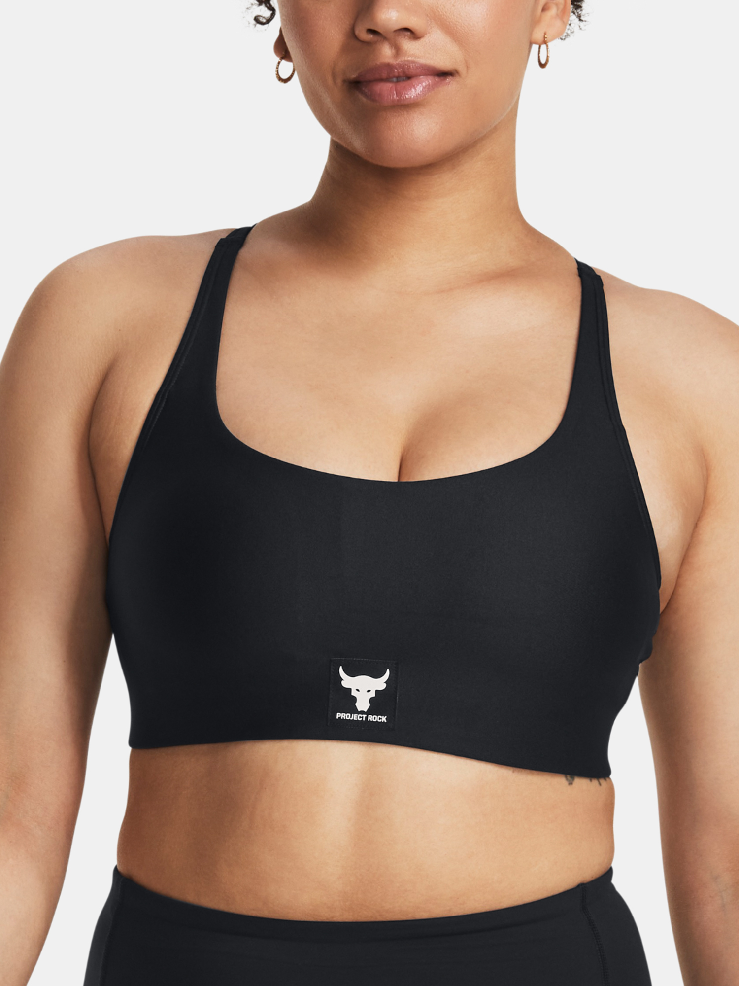 Under Armour Bra Pjt Rck All Train Crsbck Bra-BLK - Women's