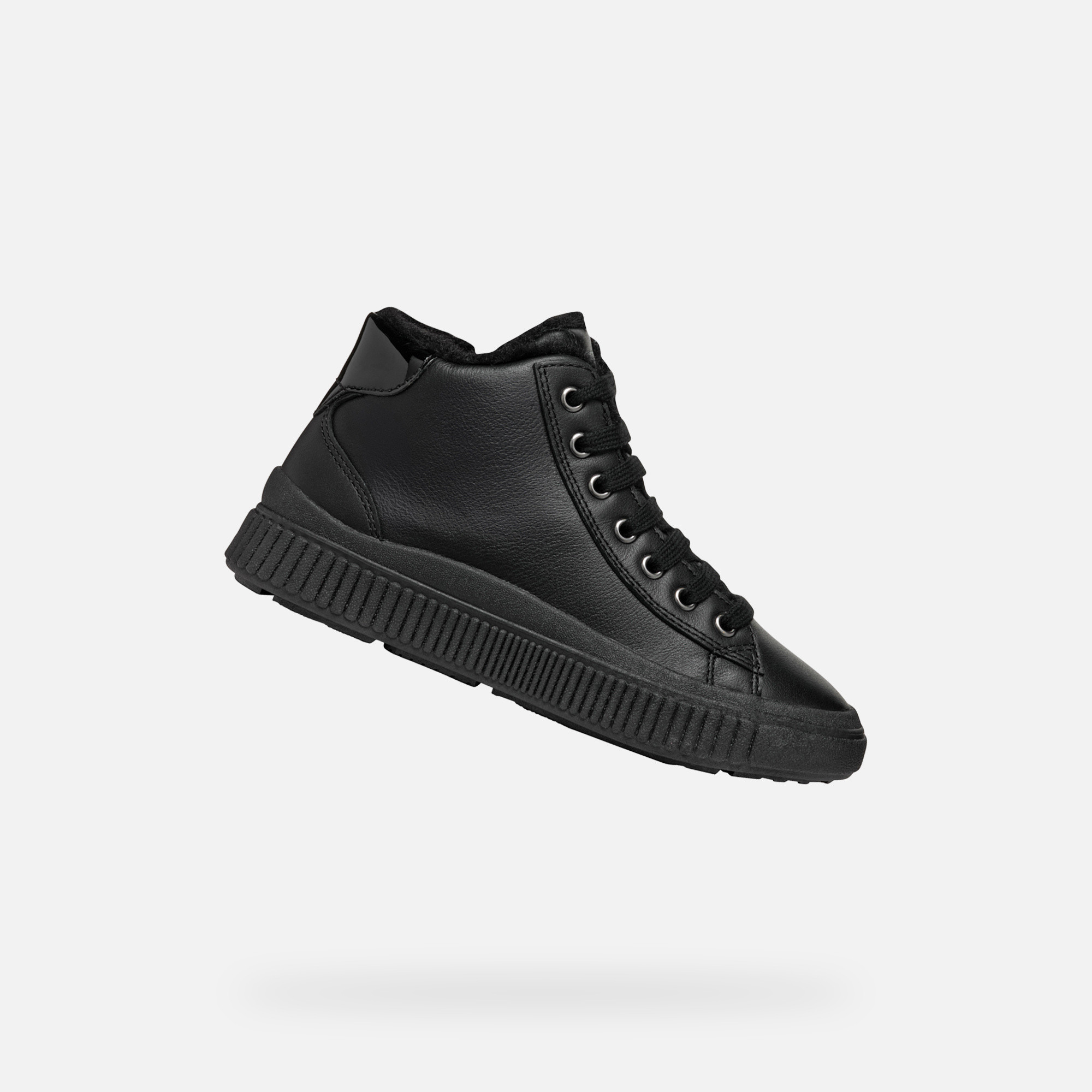 Black Girls Sneakers Geox Laquinny - Girls