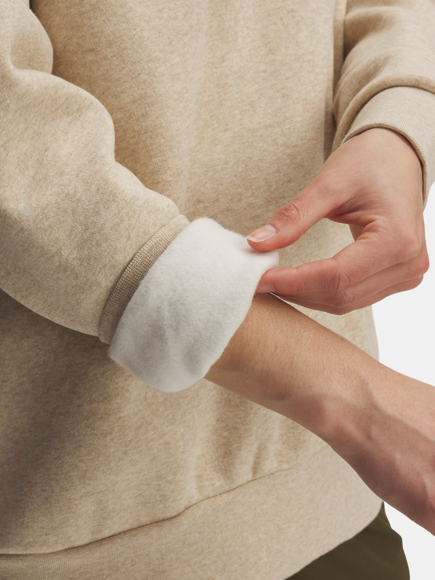 Women's sweatshirt Under Armour UA Icon Fleece OS Hoodie-BRN - Women's