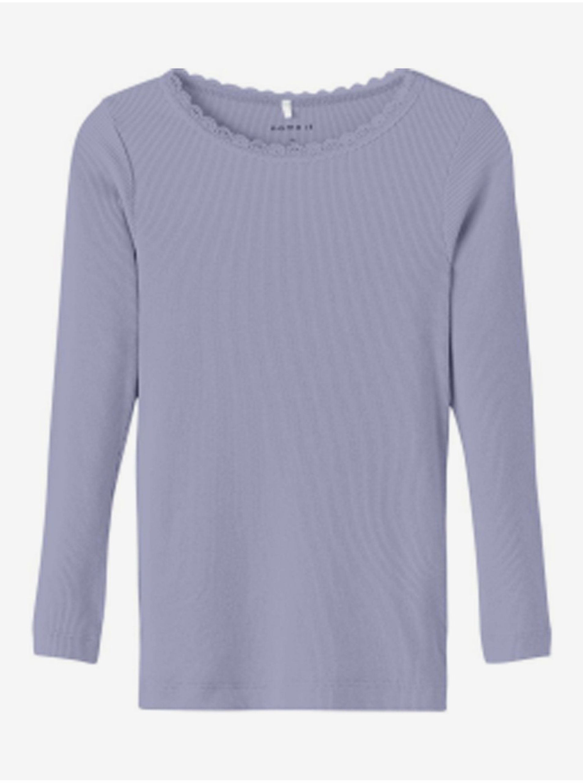 Light blue girl ribbed T-shirt name it Kab - Girls
