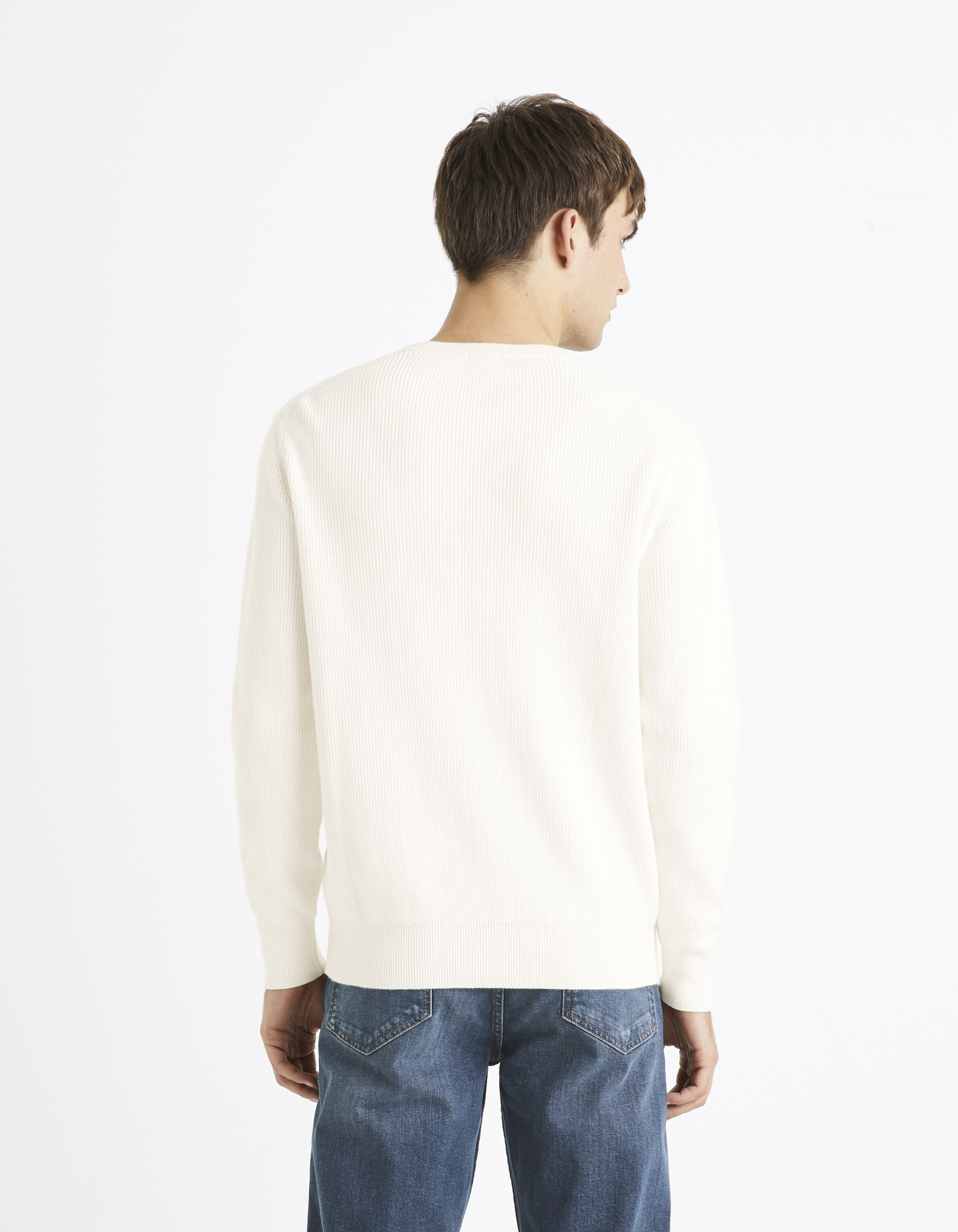 Pulovere si hanorace pentru barbati Celio - crem