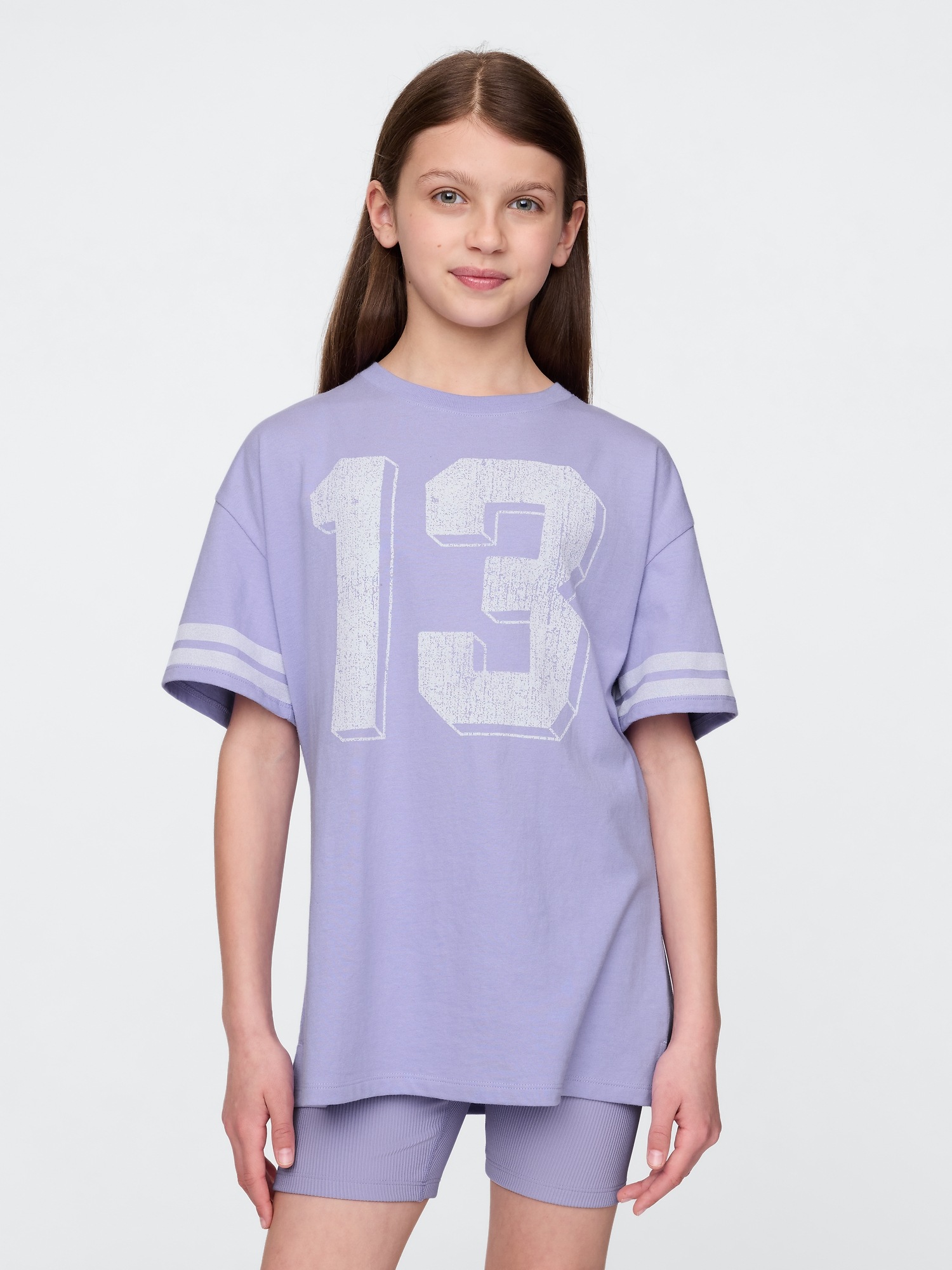 GAP Childrens oversize T-shirt Varsity - Girls