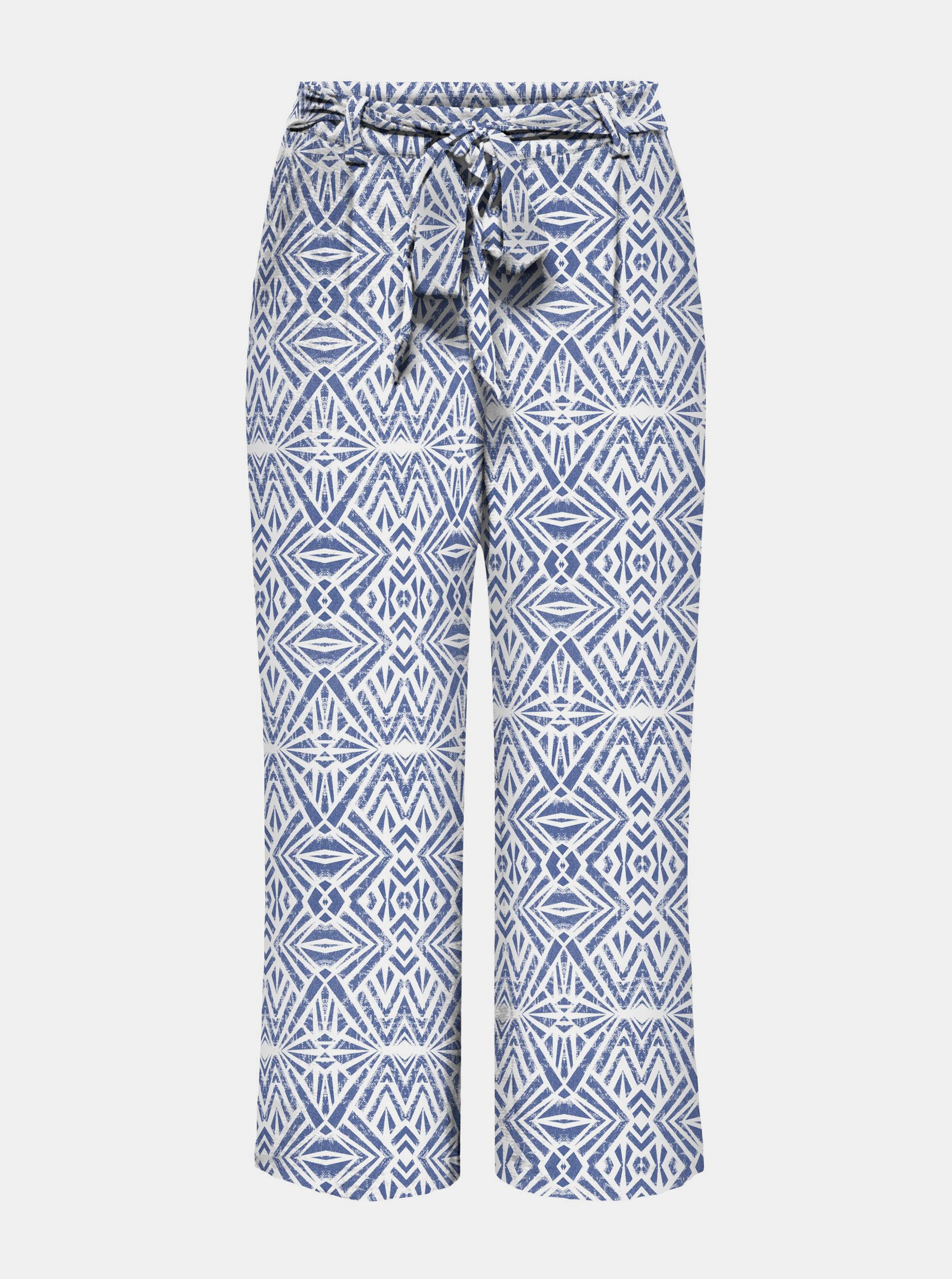 White-blue patterned culottes ONLY Nova - Ladies