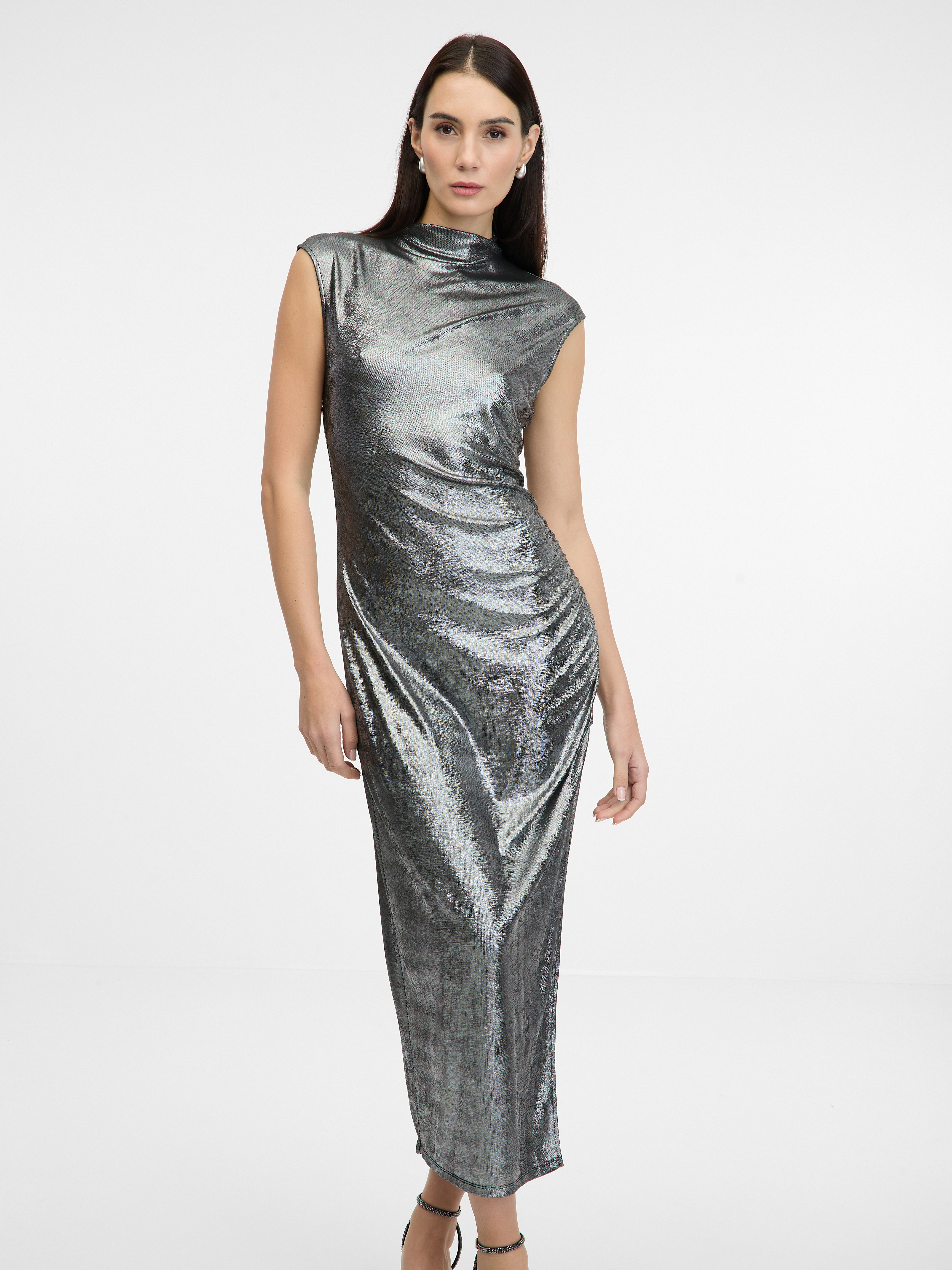 Silver women's midi dress ORSAY - Women's