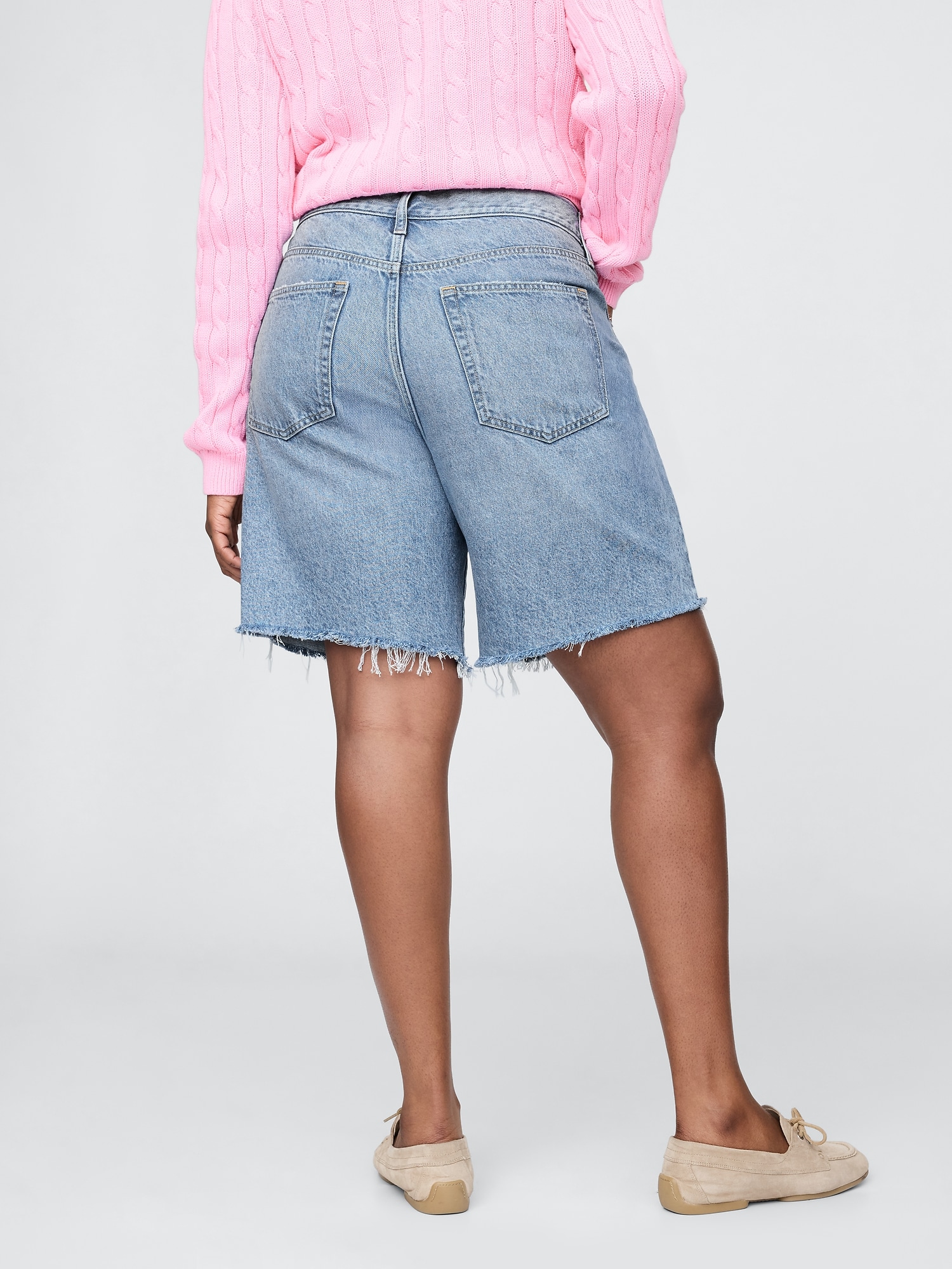 GAP Denim Shorts &#039;90s Loose Bermuda - Women&#039;s