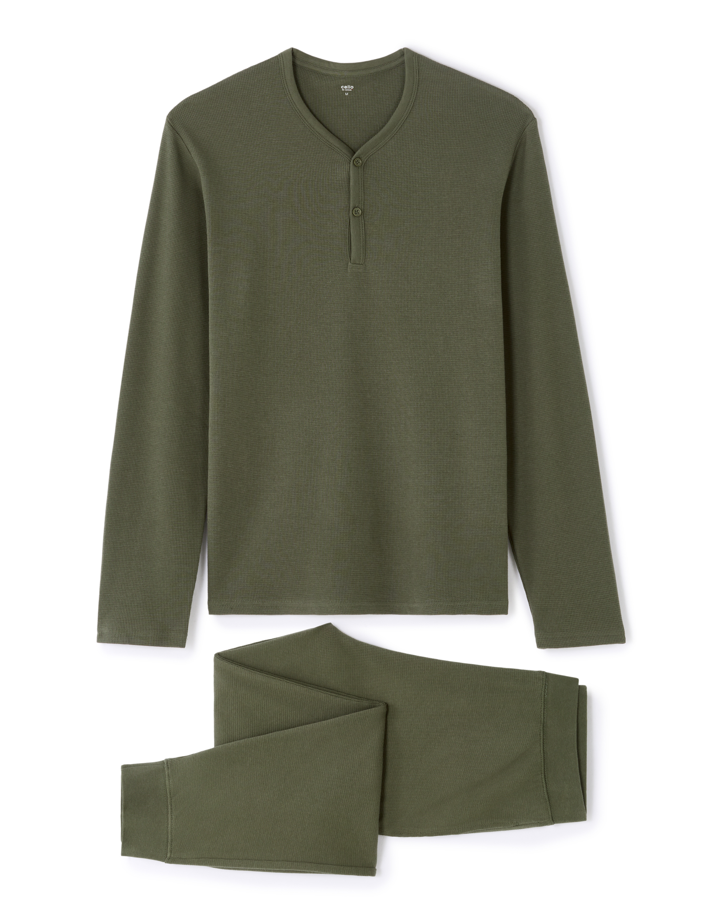 Pánské pyžamo Celio Mipywaffle