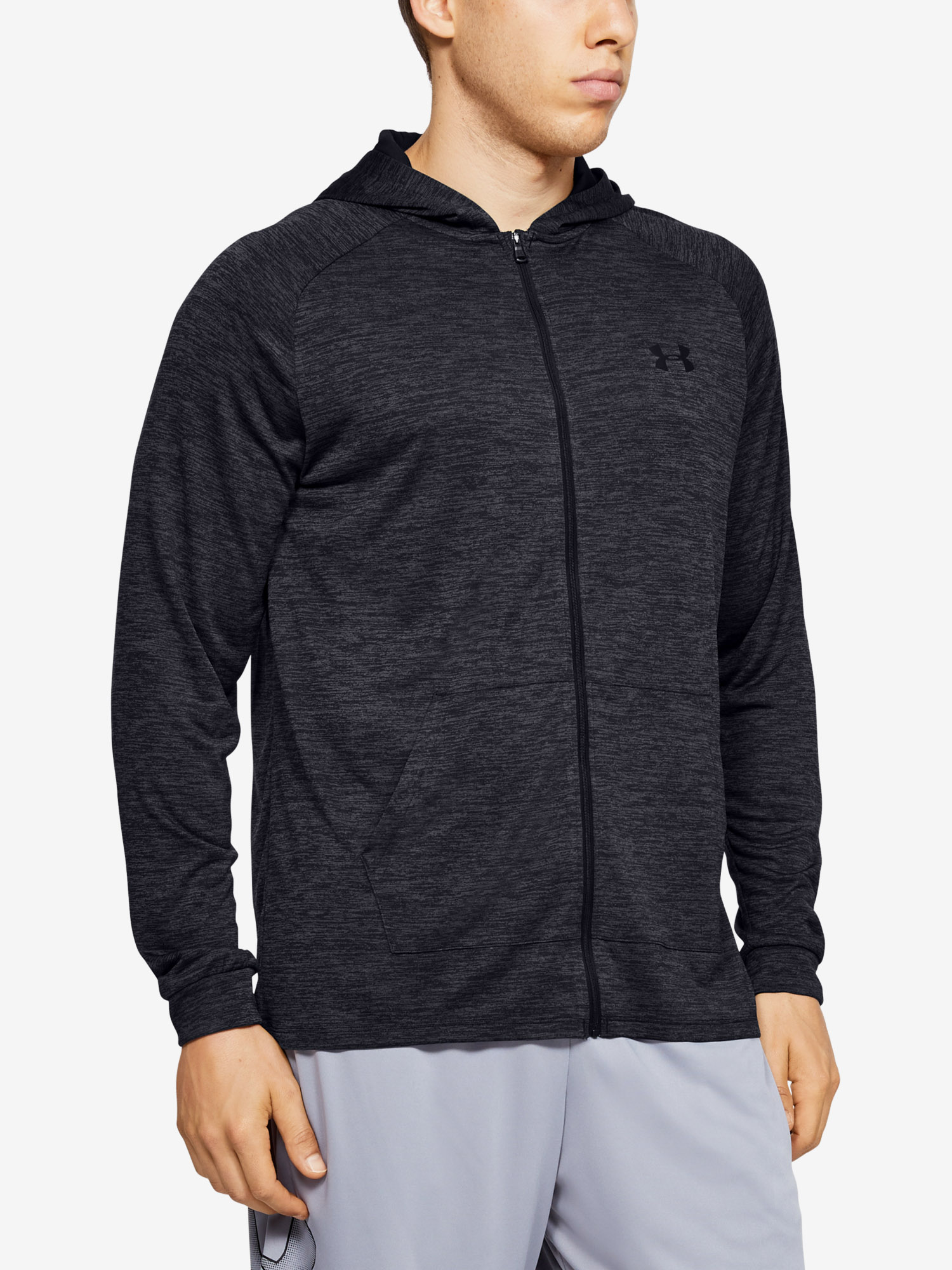 Under Armour Mikina TECH 2.0 FZ HOODIE-BLK - Pánské