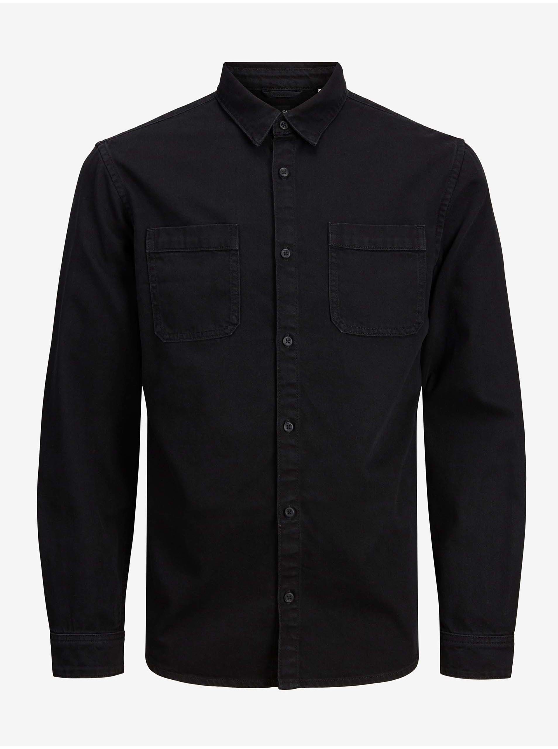 Men's shirt Jack & Jones Black Denim