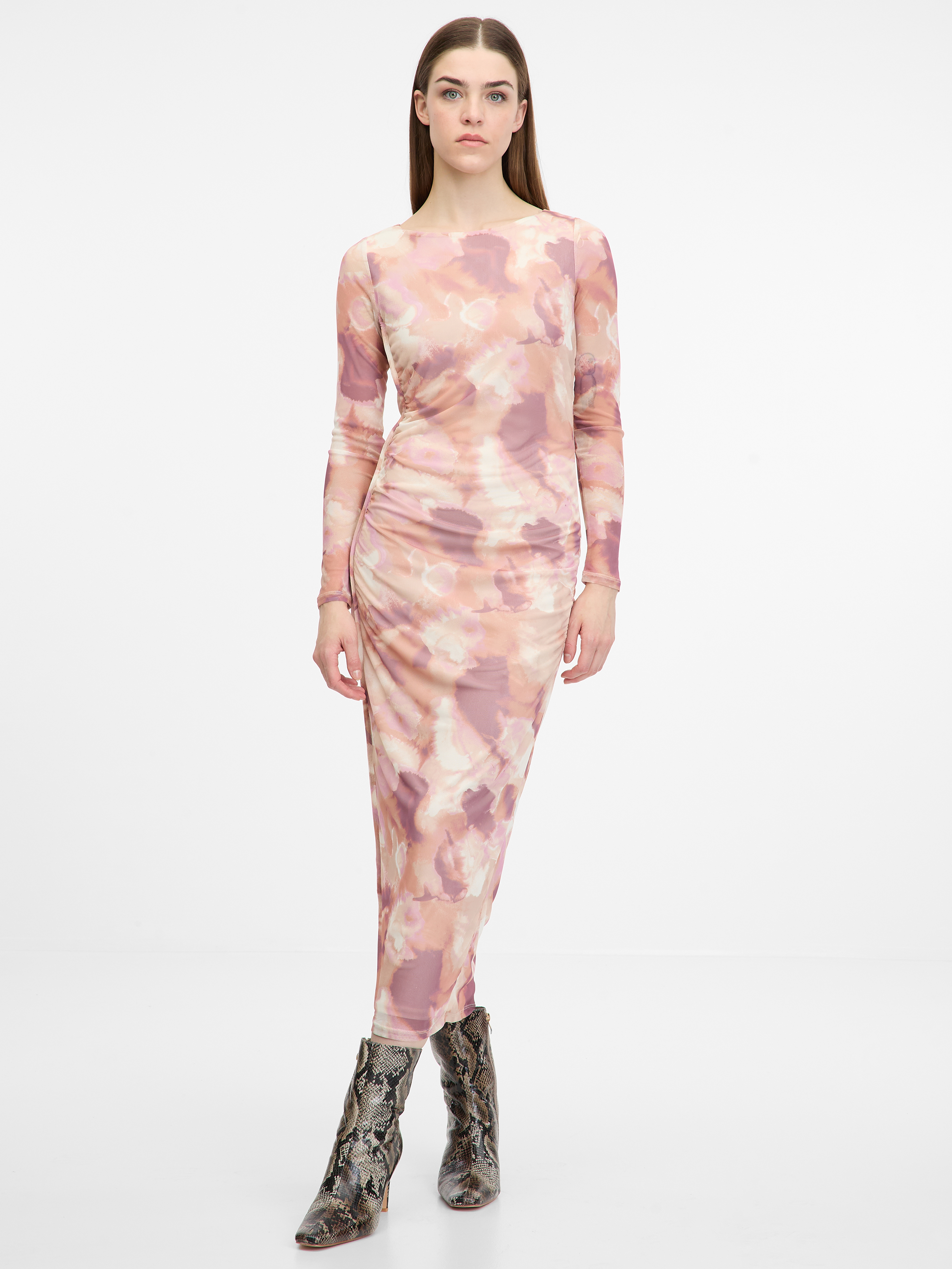 Light pink women's midi dress ORSAY - Women's