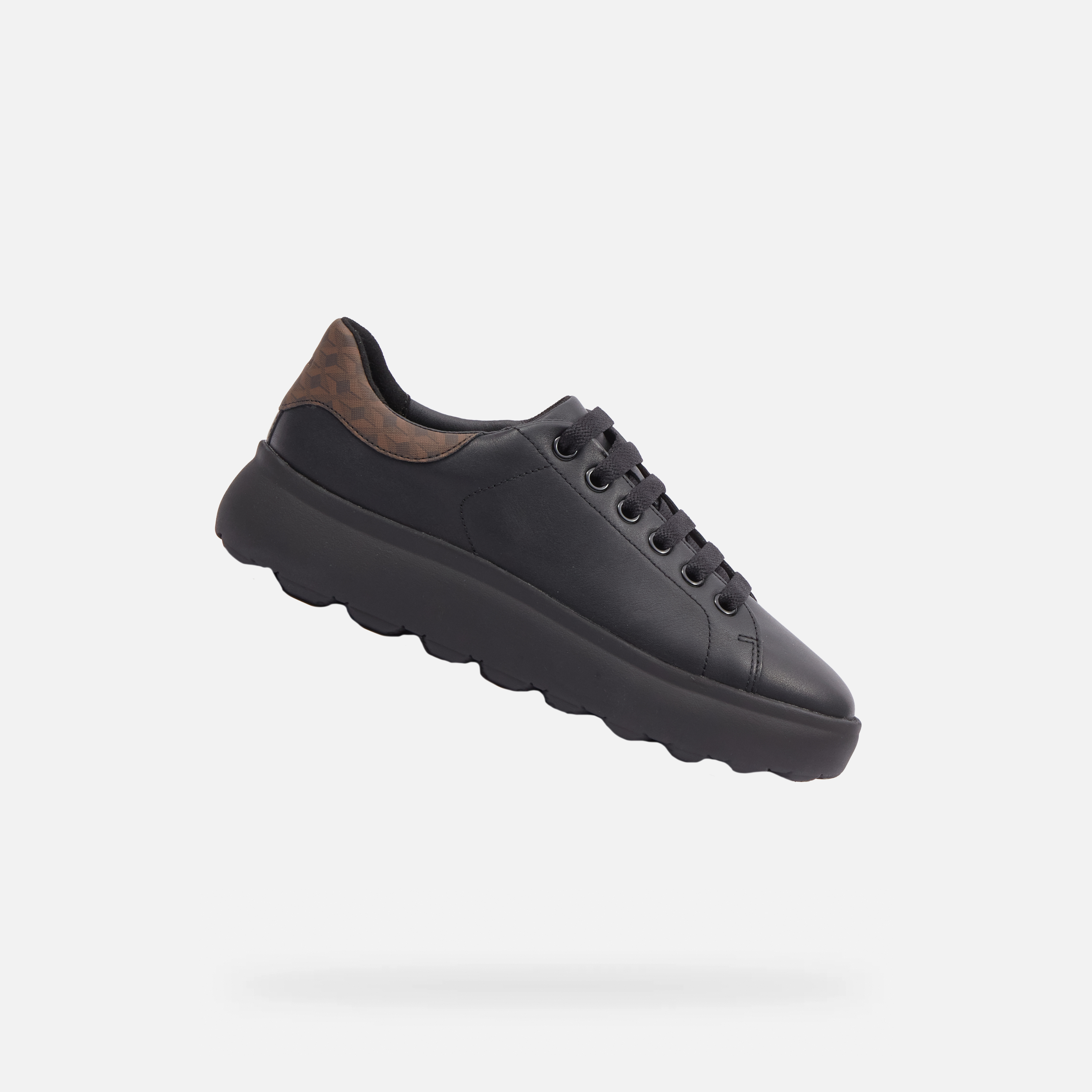 Black womens sneakers Geox Spherica EC4.1 - Womens
