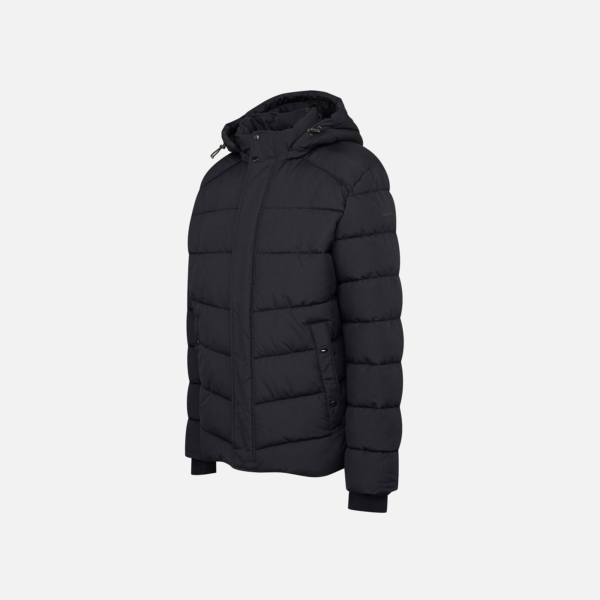Dark blue men's down jacket Geox Leitan - Men