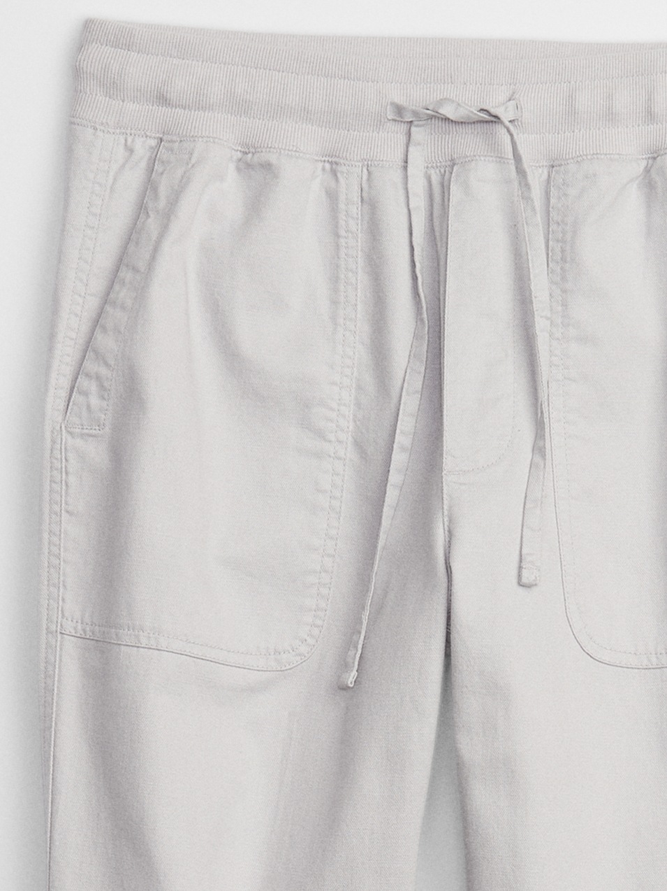 Pantaloni casual pentru femei GAP - gri deschis