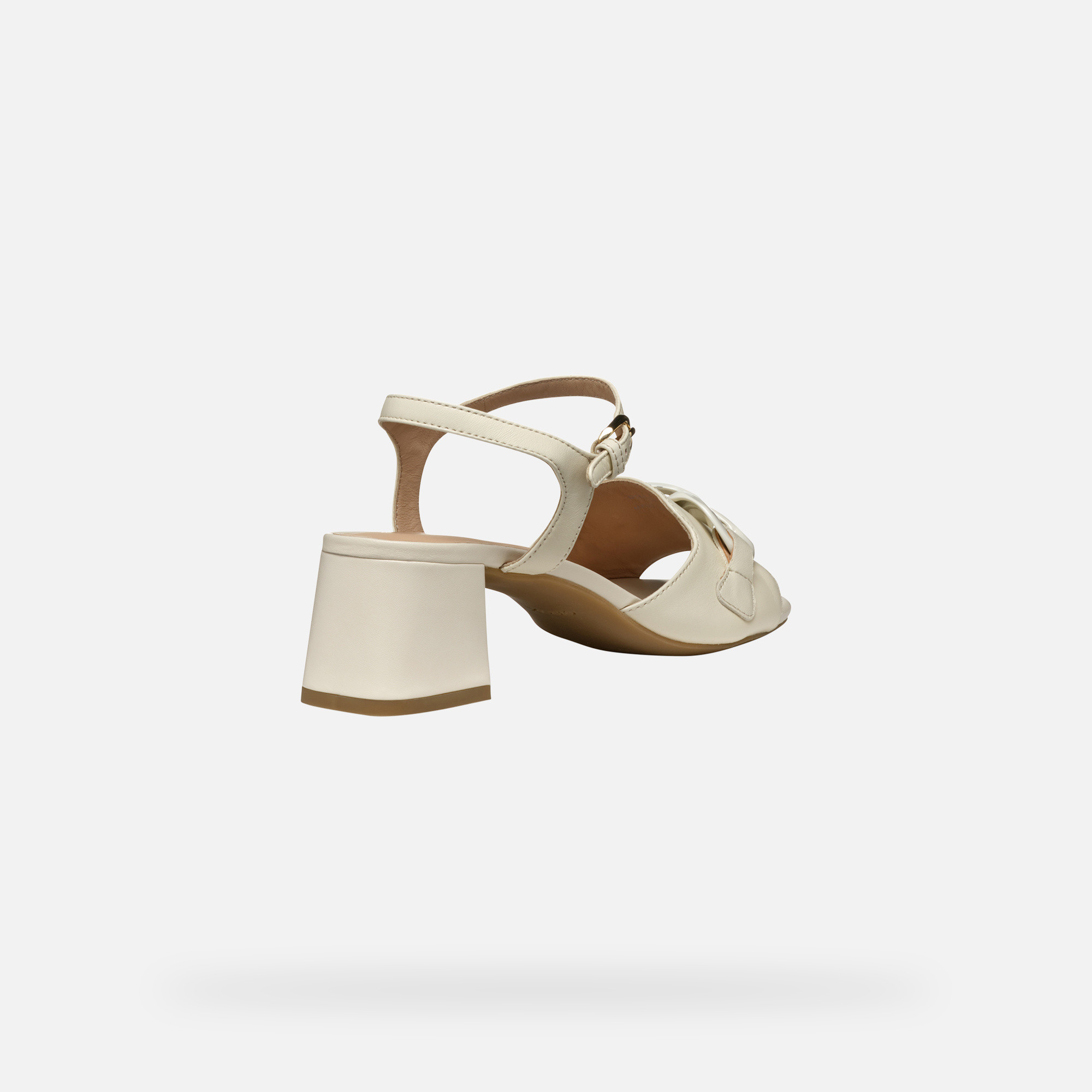 Cream women&#039;s sandals Geox New Eraklia 50 T - Women&#039;s
