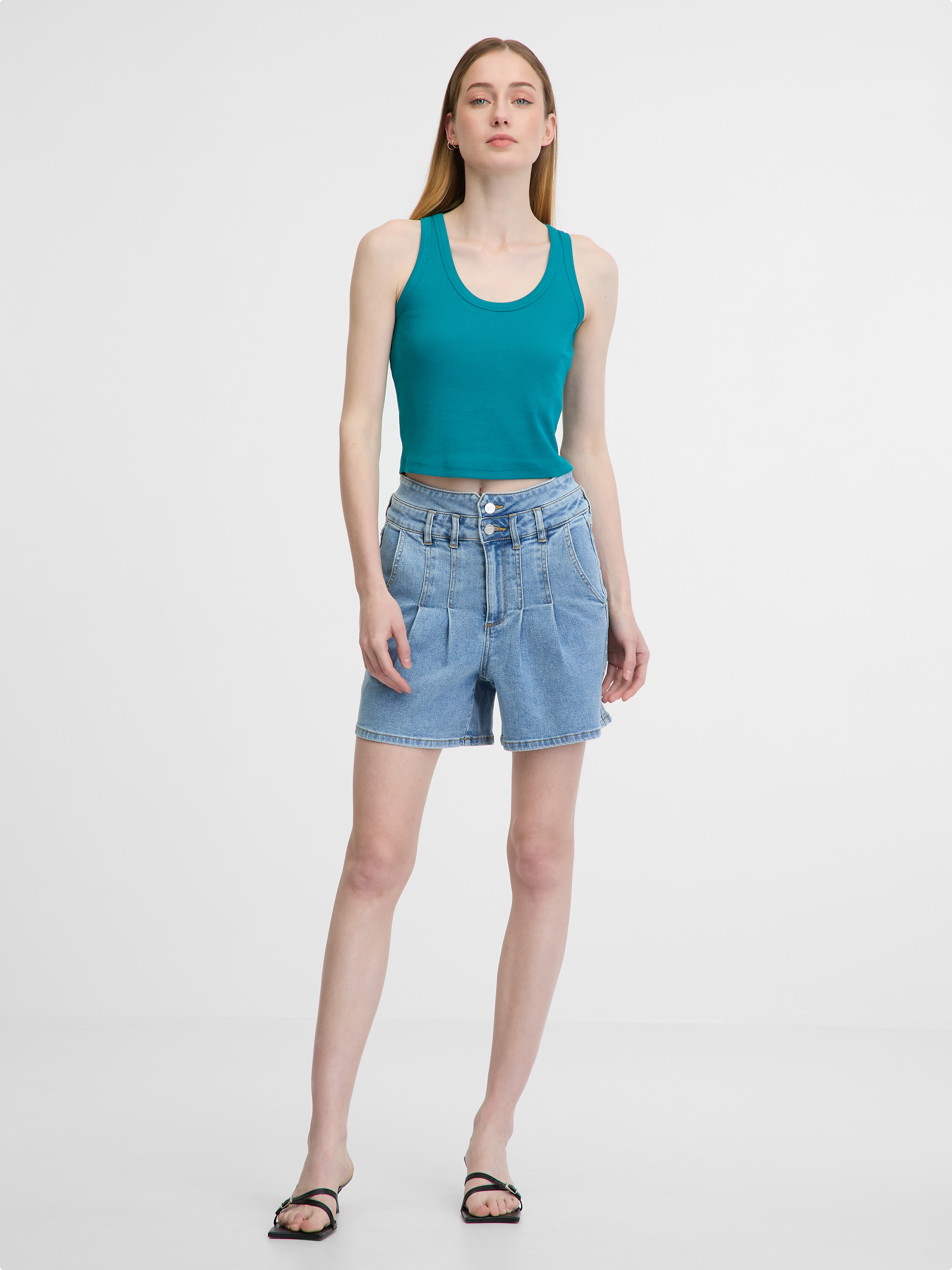 Orsay Light Blue Women&#039;s Denim Shorts - Women&#039;s