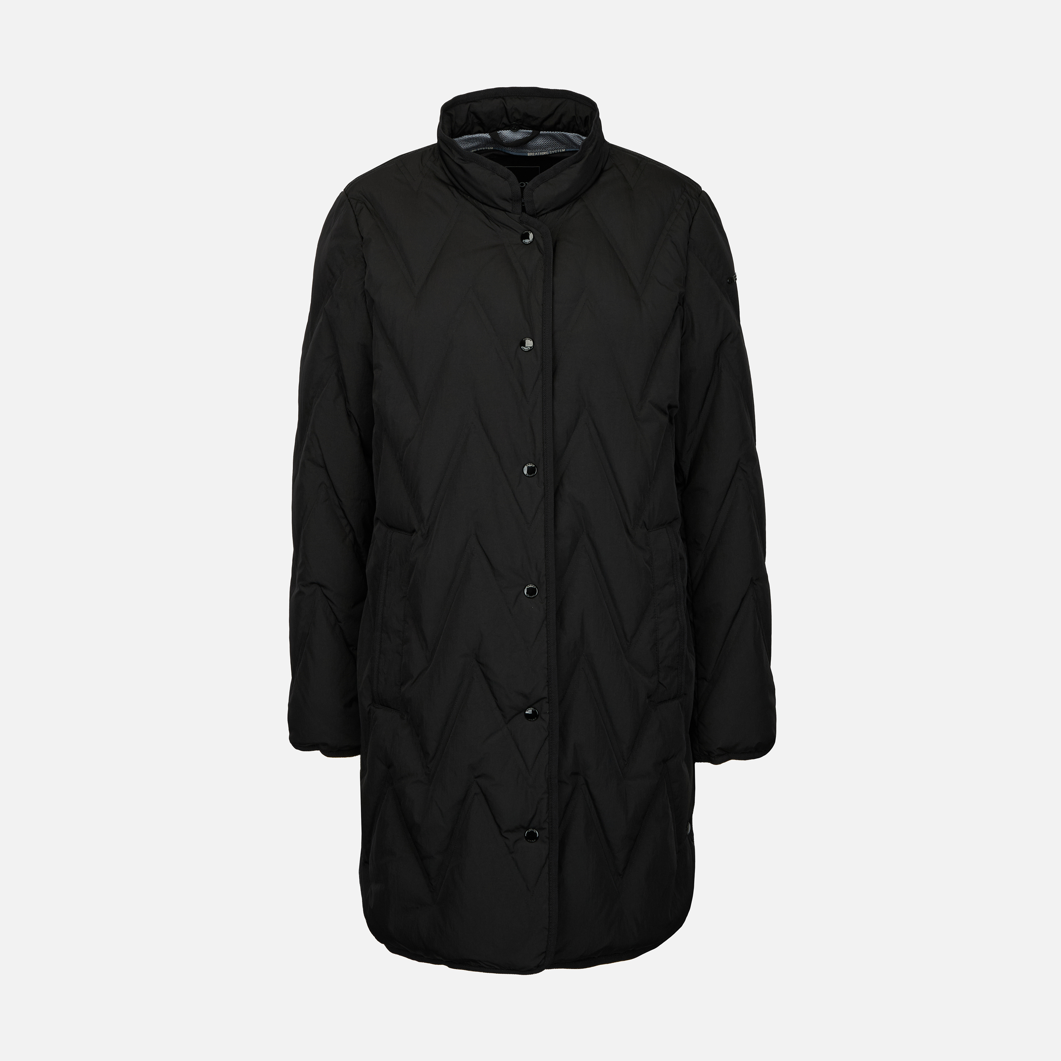 Geacă neagră cu puf pentru femei Geox Plummery