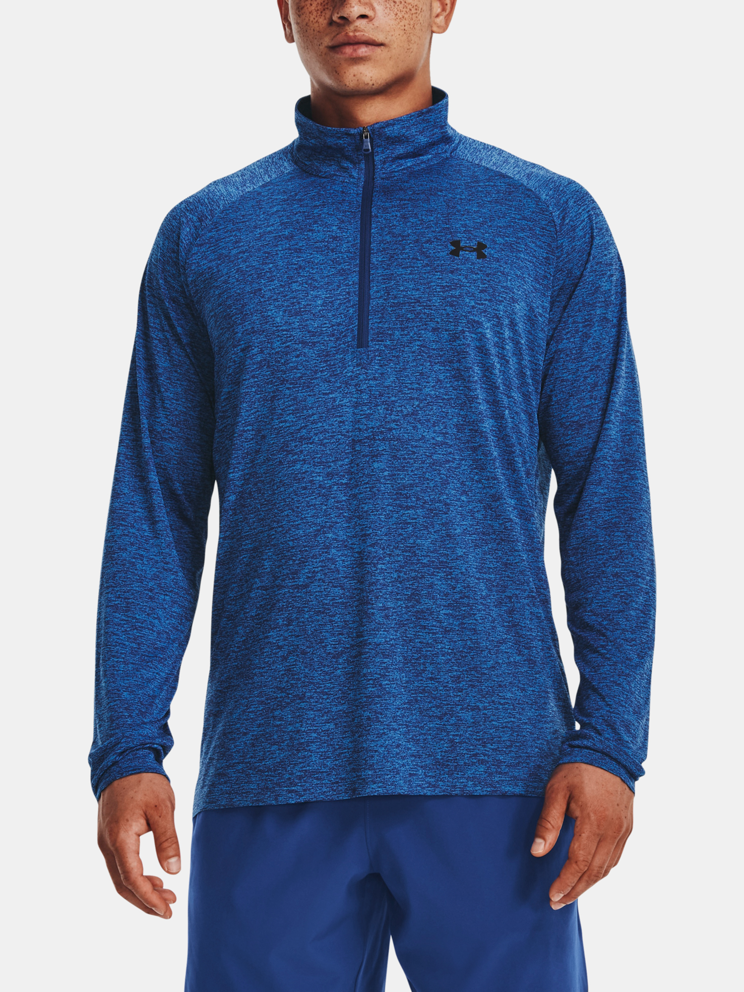 Modré športové Tričko Under Armour UA Tech 2.0 1/2 Zip