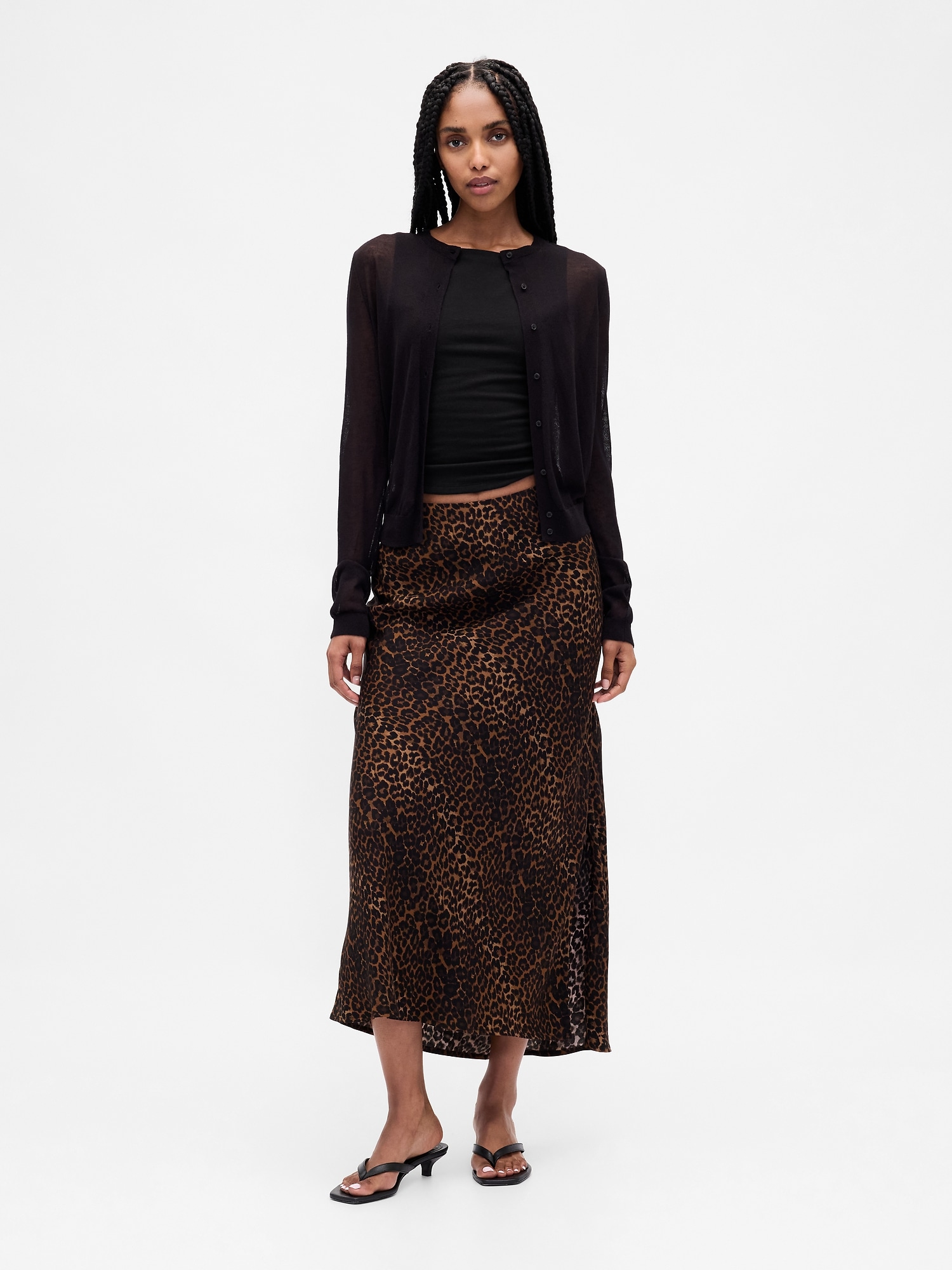 GAP Satin Maxi Skirt - Women's