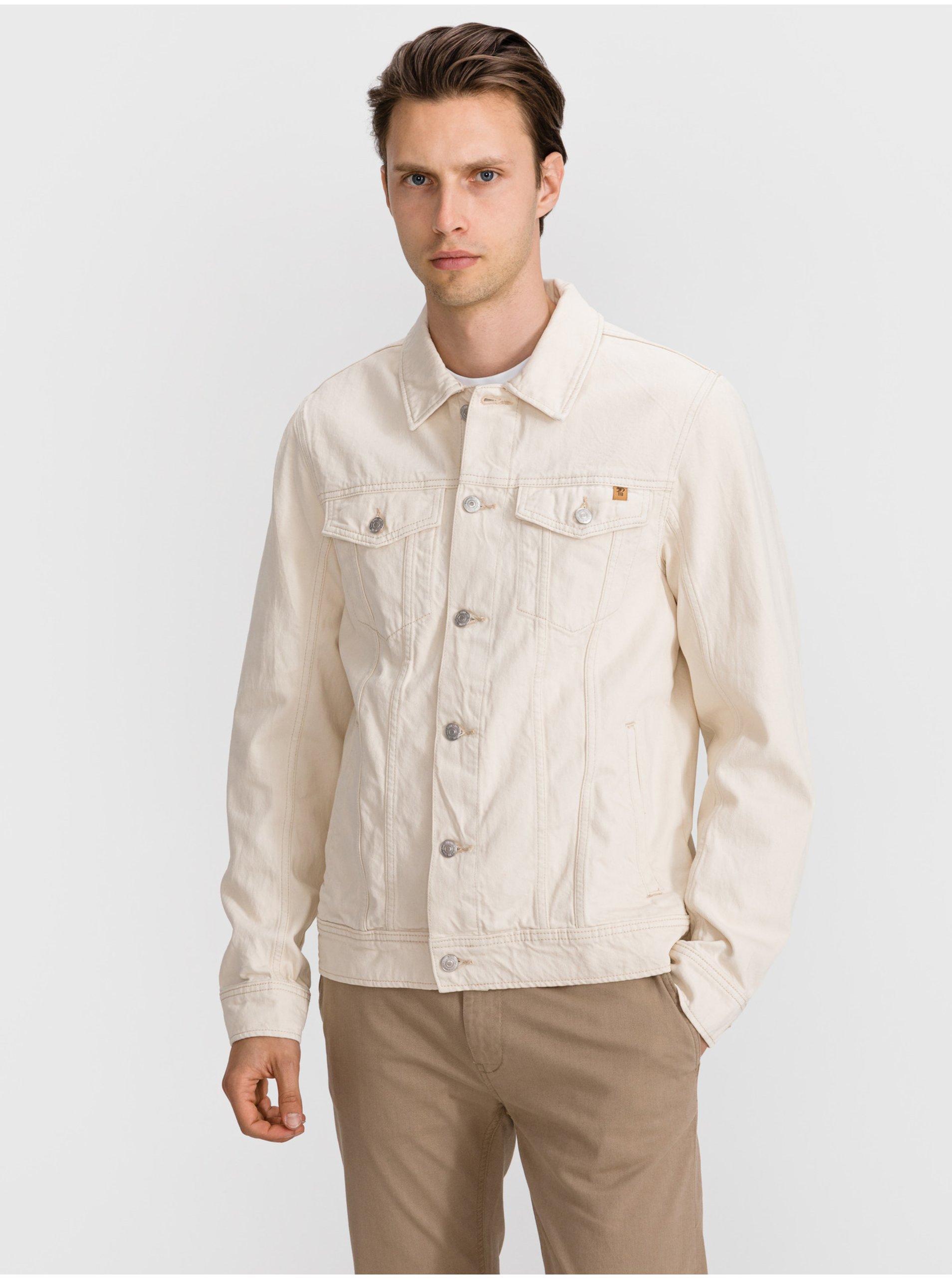 Men's jacket Tom Tailor Cream