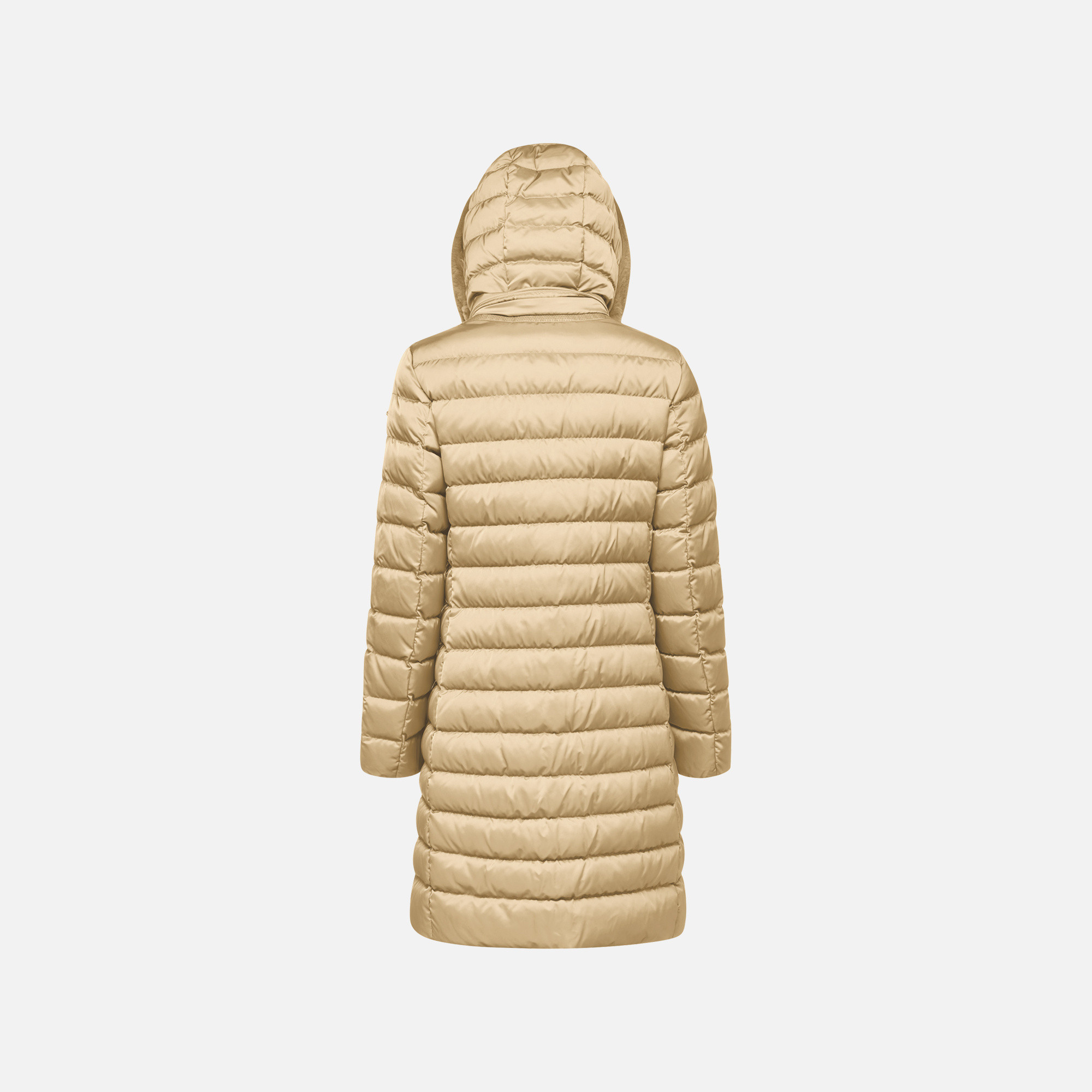 Beige women's down jacket Geox Bettanie - Women's