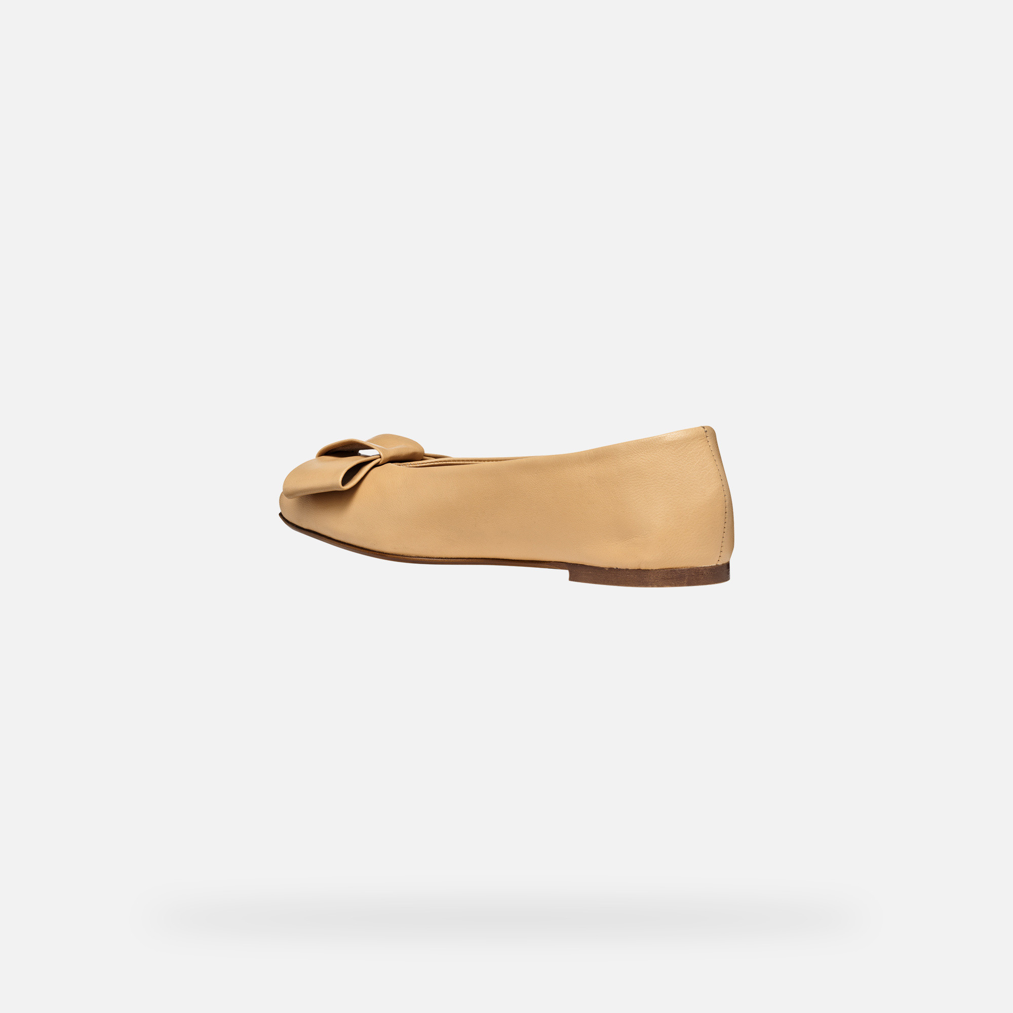 Light brown women's ballet flats Geox Ballystar - Women's