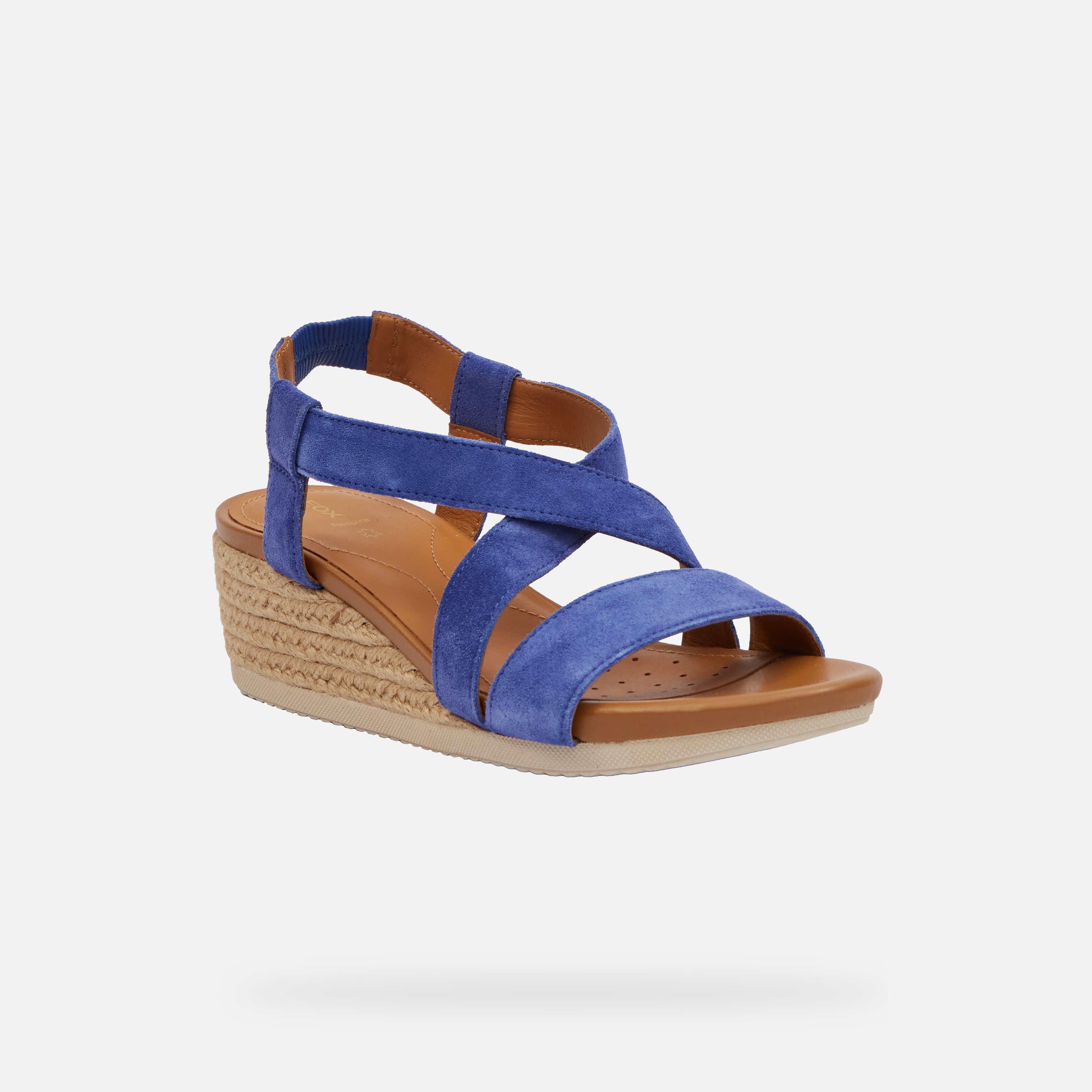 Blue women's sandals Geox Ischia Corda - Women's