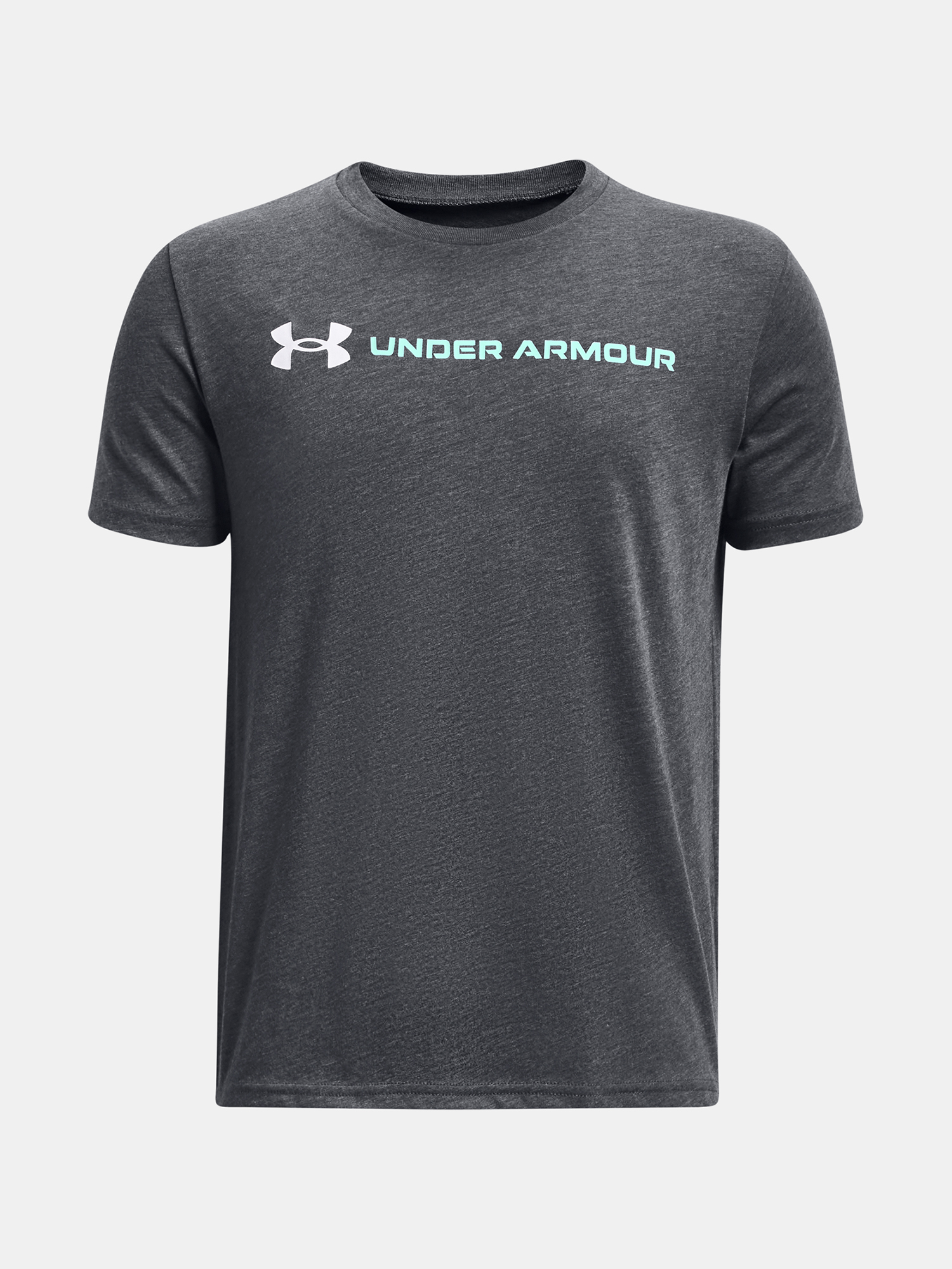 Under Armour T-Shirt UA B LOGO WORDMARK SS-GRY - Boys