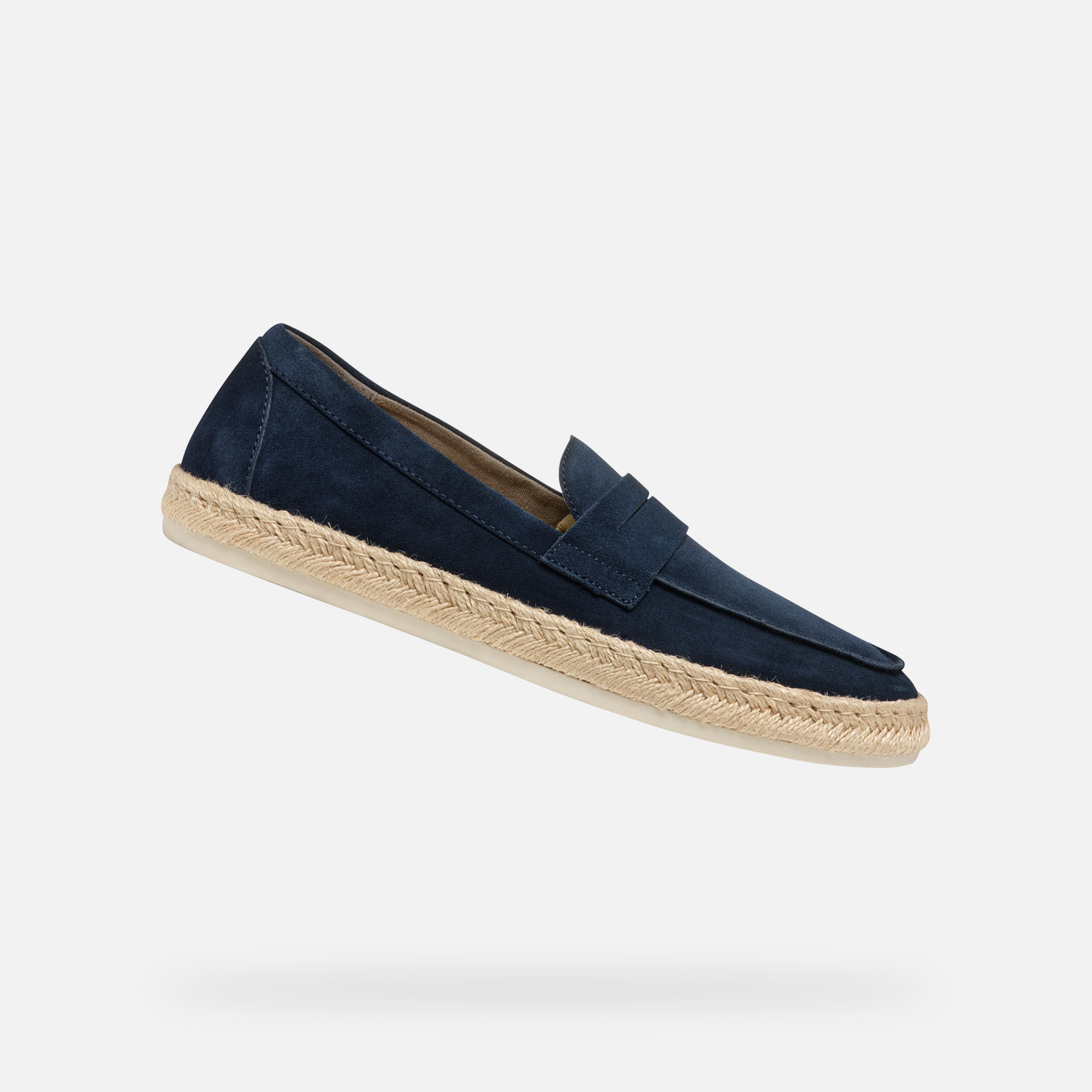 Dark Blue Men's Loafers Geox Costuni - Men's