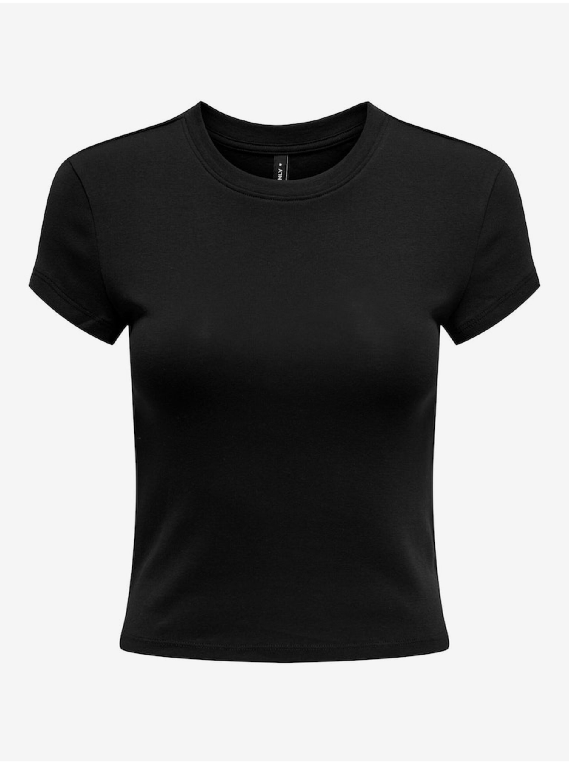 Black women's basic t-shirt ONLY Elina - Women