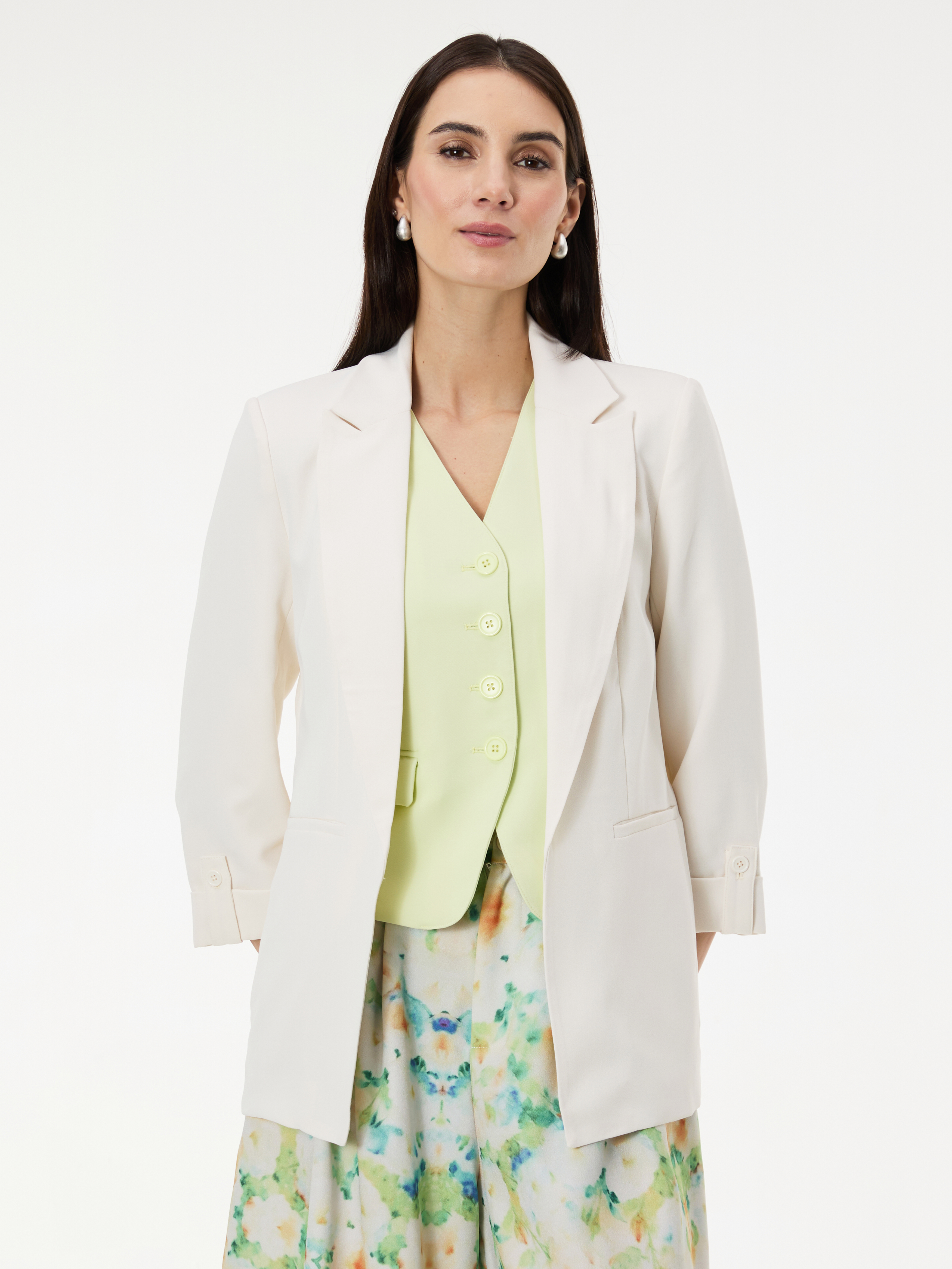 Кремаво дамско яке ORSAY