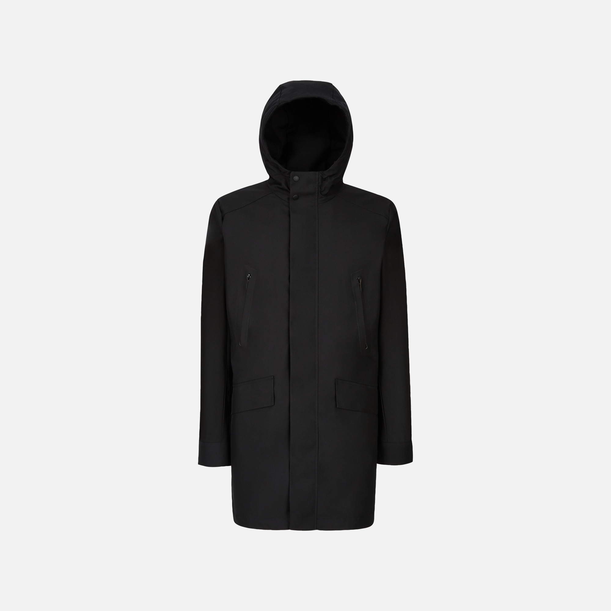 Black Men's Parka Geox Anyweco - Men's