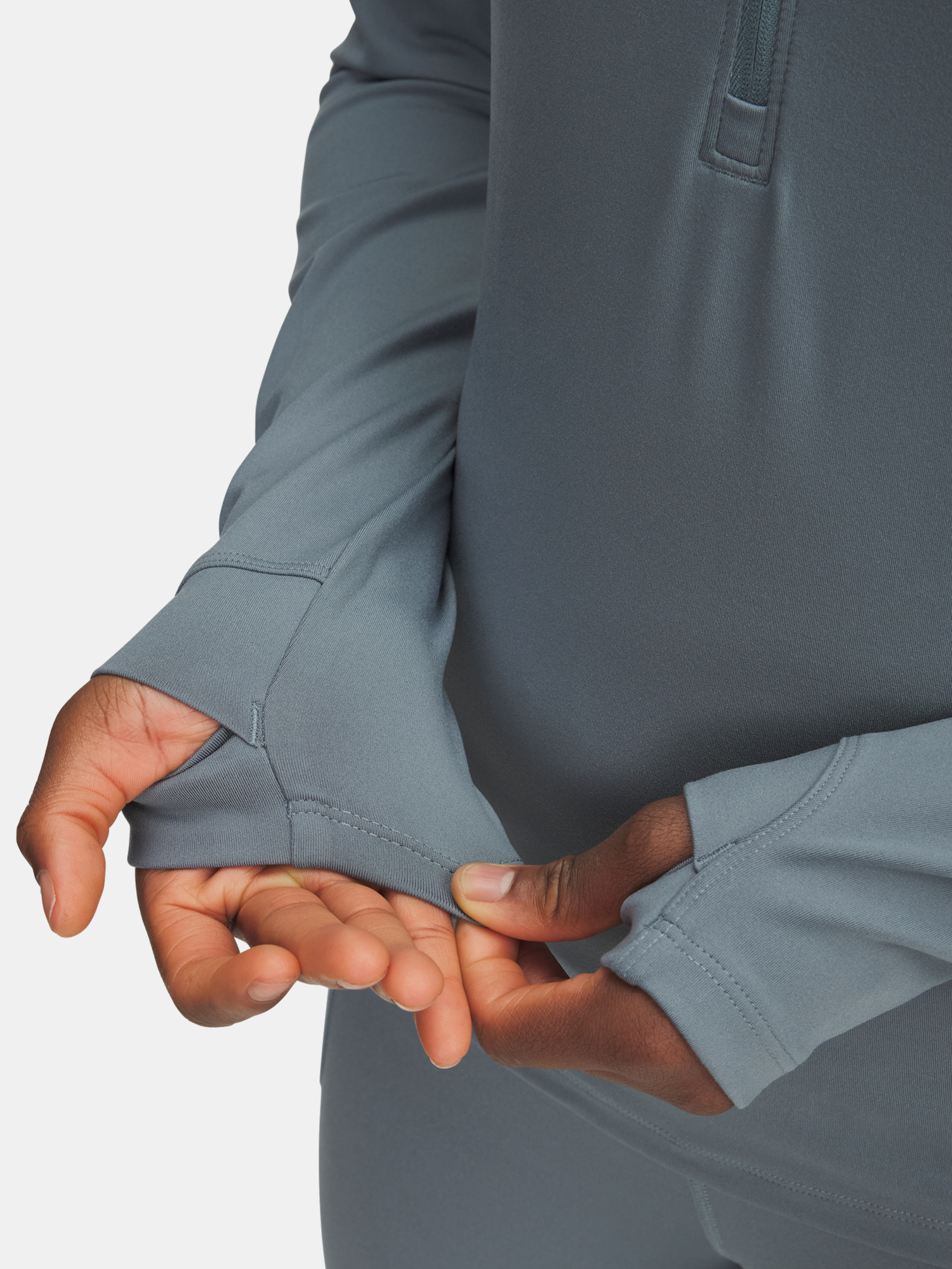 Women's Under Armour Motion 1/2 Zipper T-Shirt EMEA-BLU - Women's