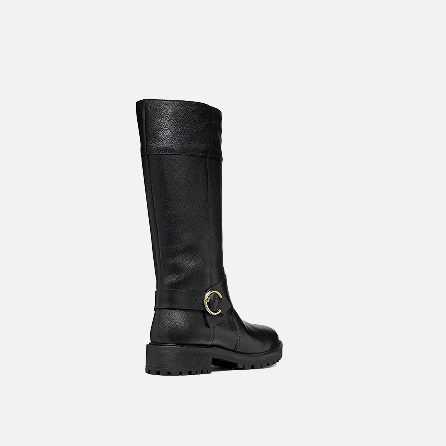 Black women&#039;s boots Geox Hoara - Women&#039;s