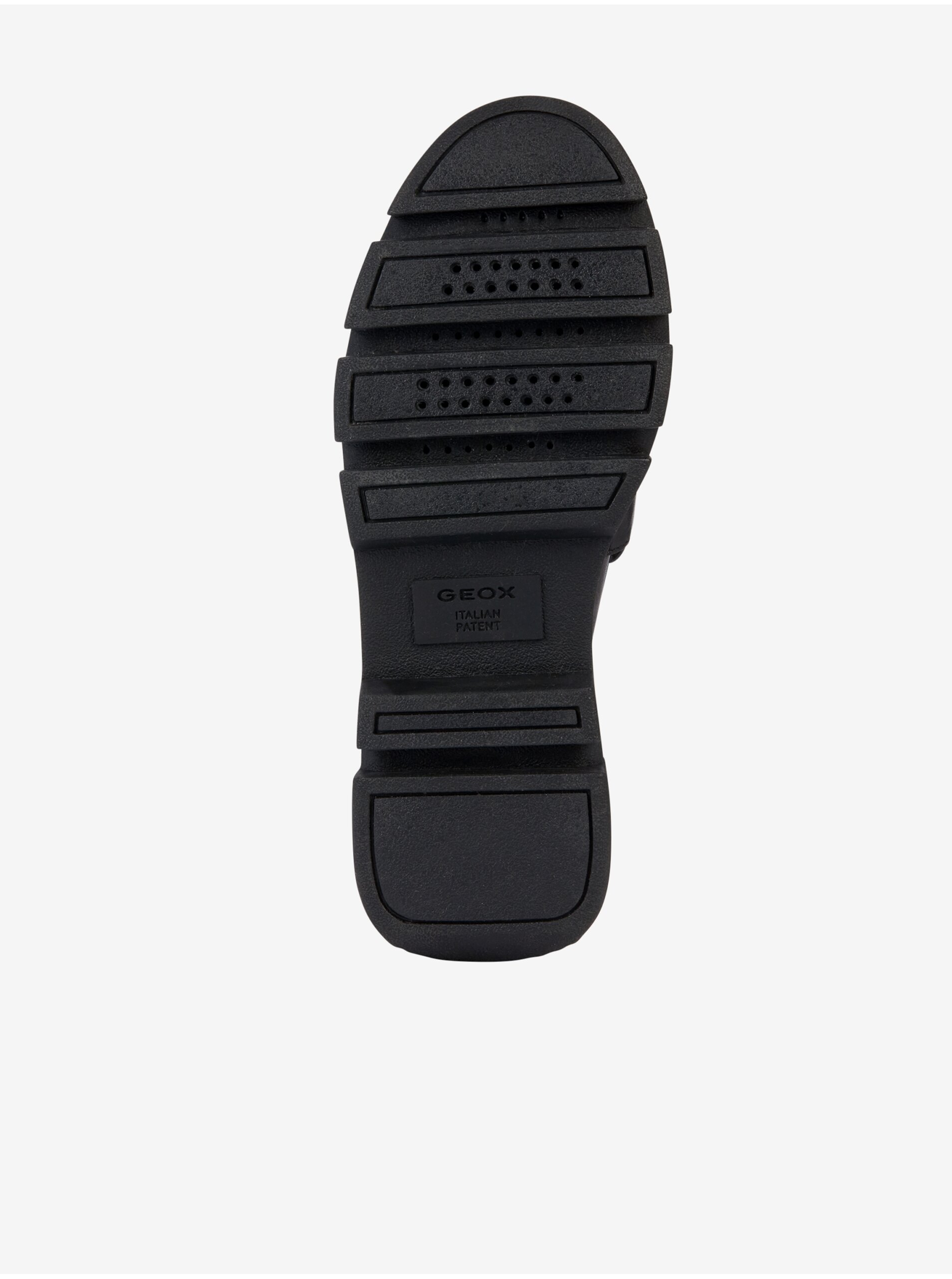 Balerini, mocasini pentru femei Geox - negru
