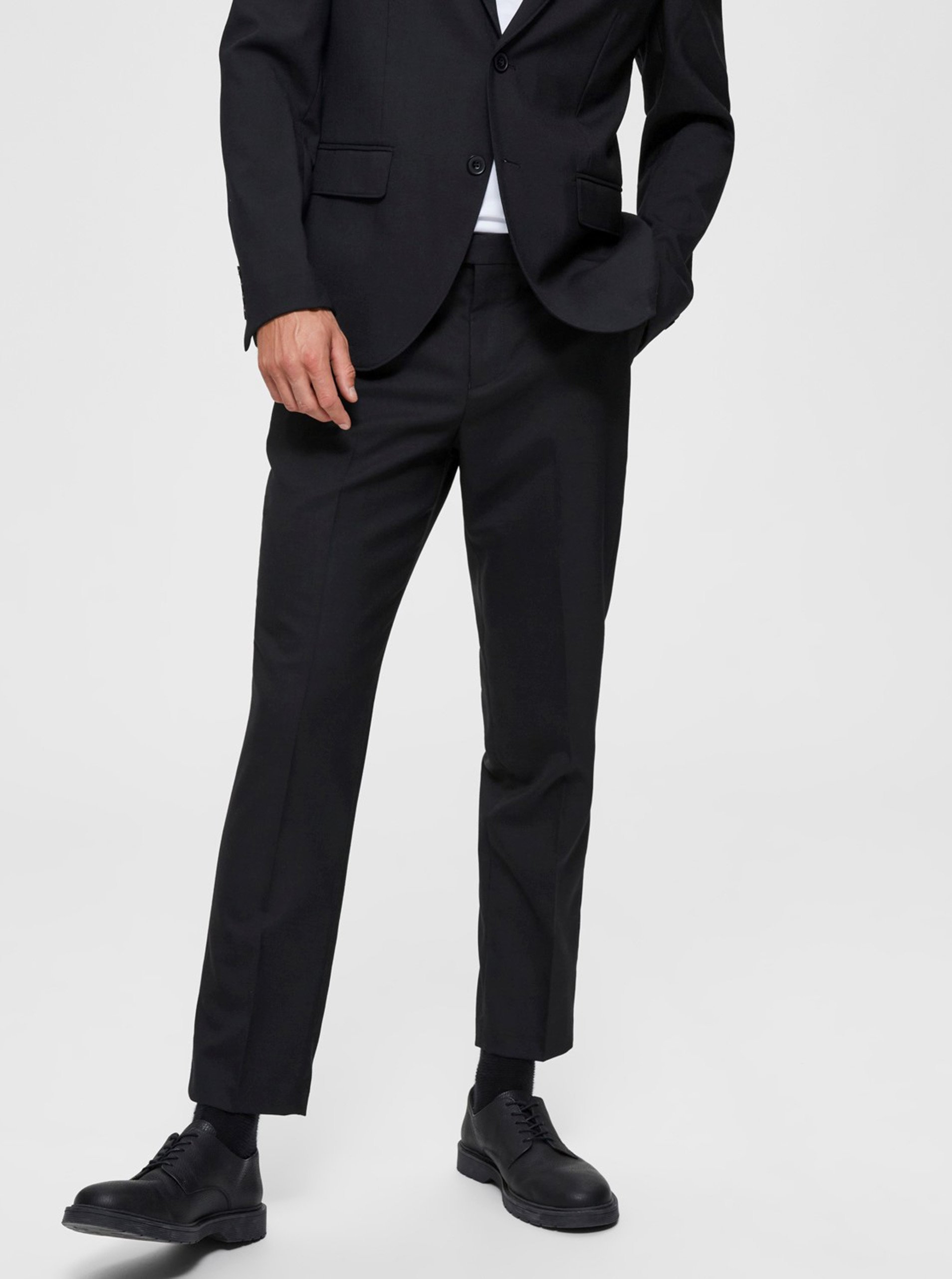 Black Pants Selected Homme Ankle - Men