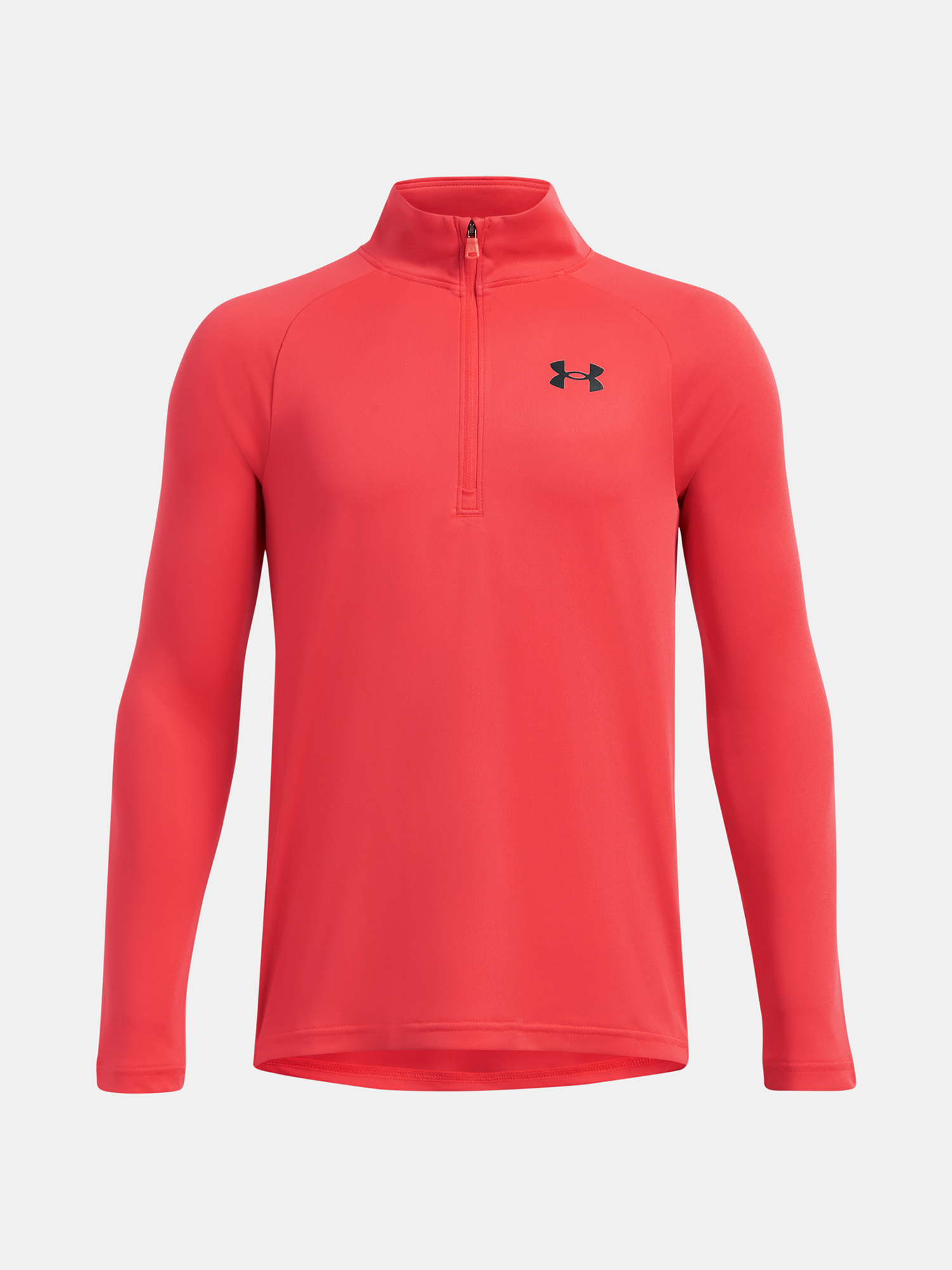 Boys' T-shirt Under Armour UA Tech 2.0 1/2 Zip-RED - Boys