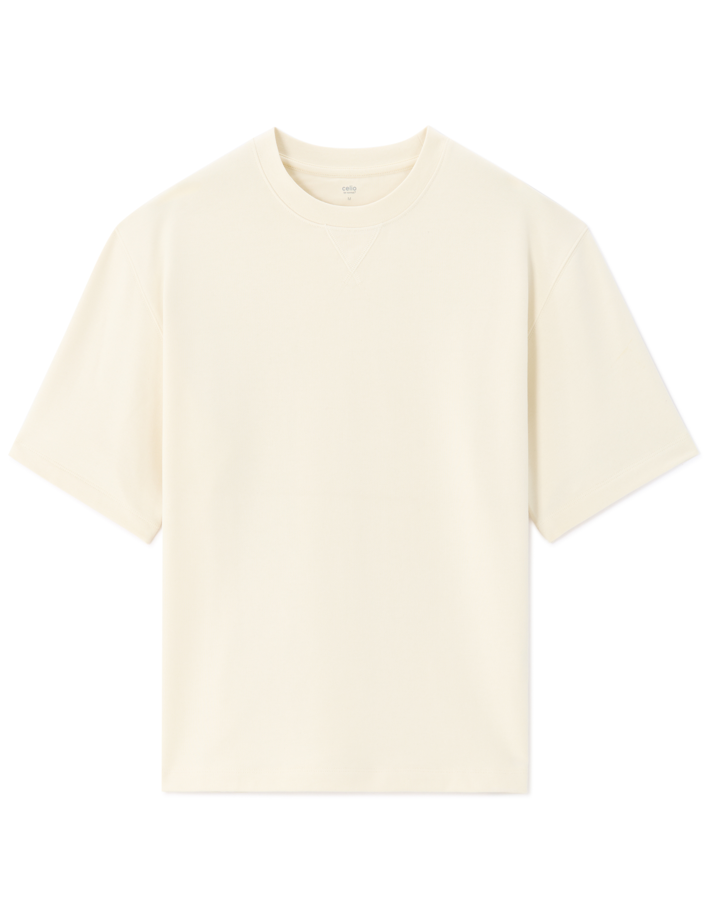 Celio krémové oversize tričko