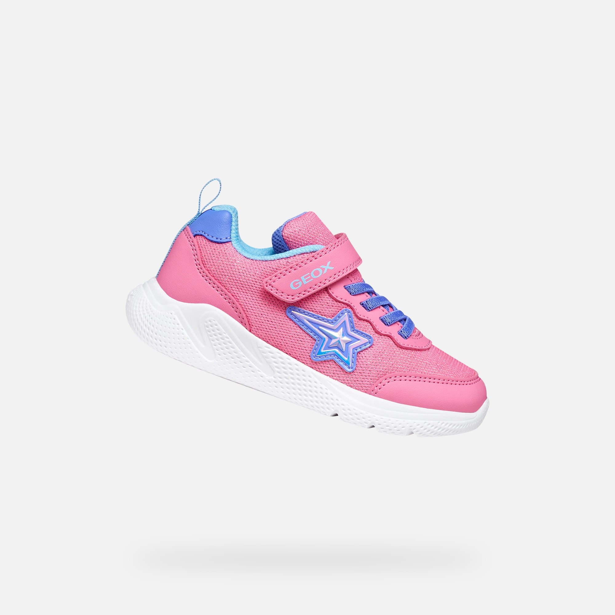 Pink Girls Sneakers Geox Sprintye - Girls