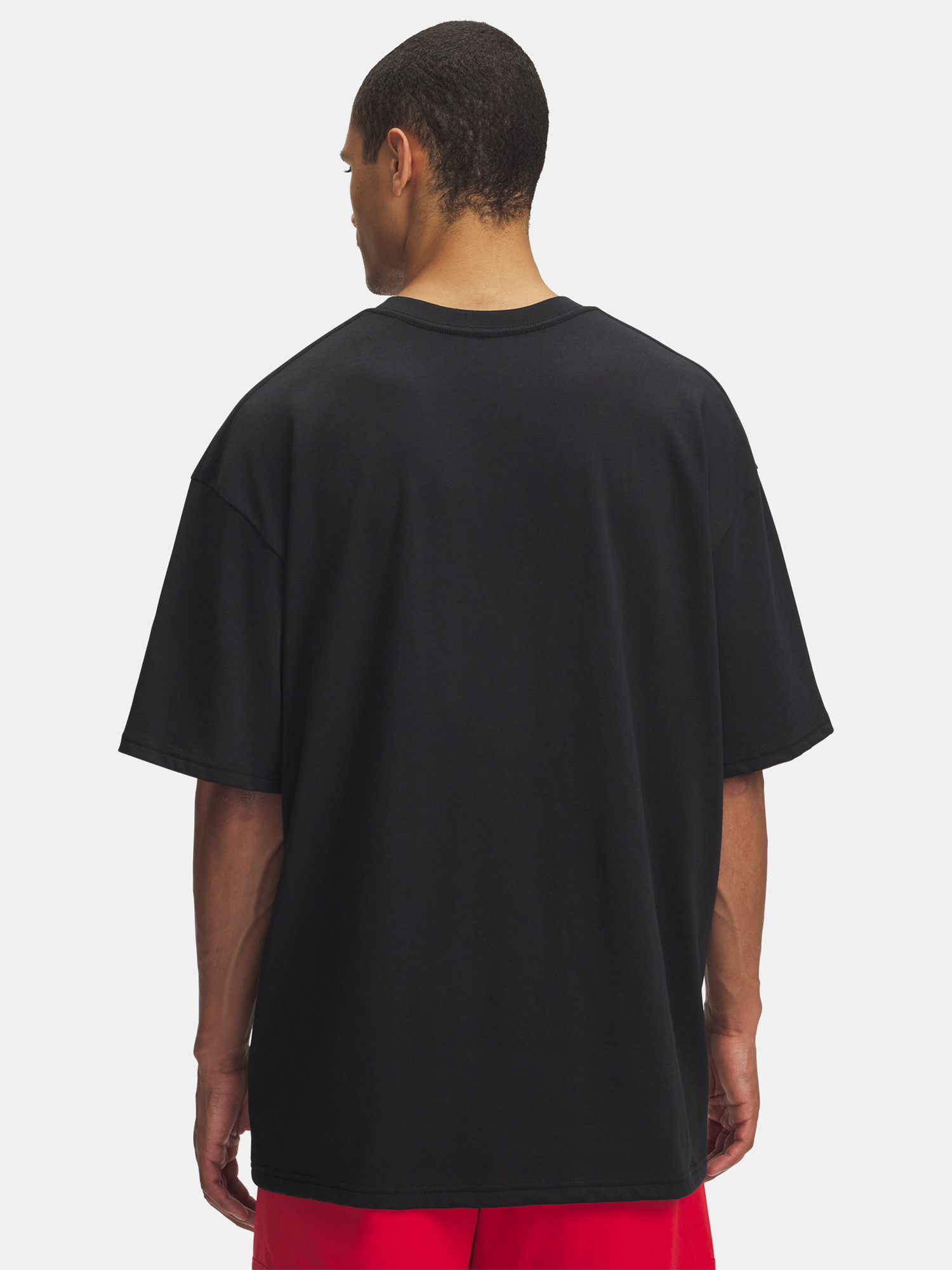 Men's T-shirt Under Armour UA M HWT Hoops Branded SS-BLK - Men's