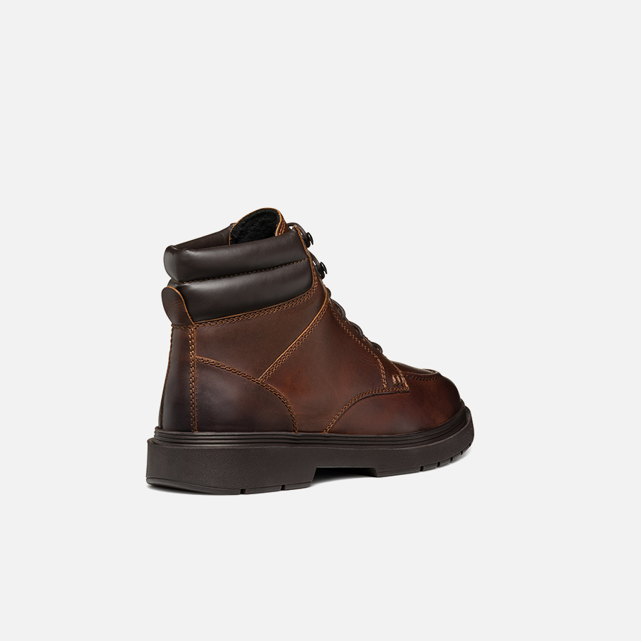 Brown men&#039;s ankle boots Geox Calaita - Men&#039;s