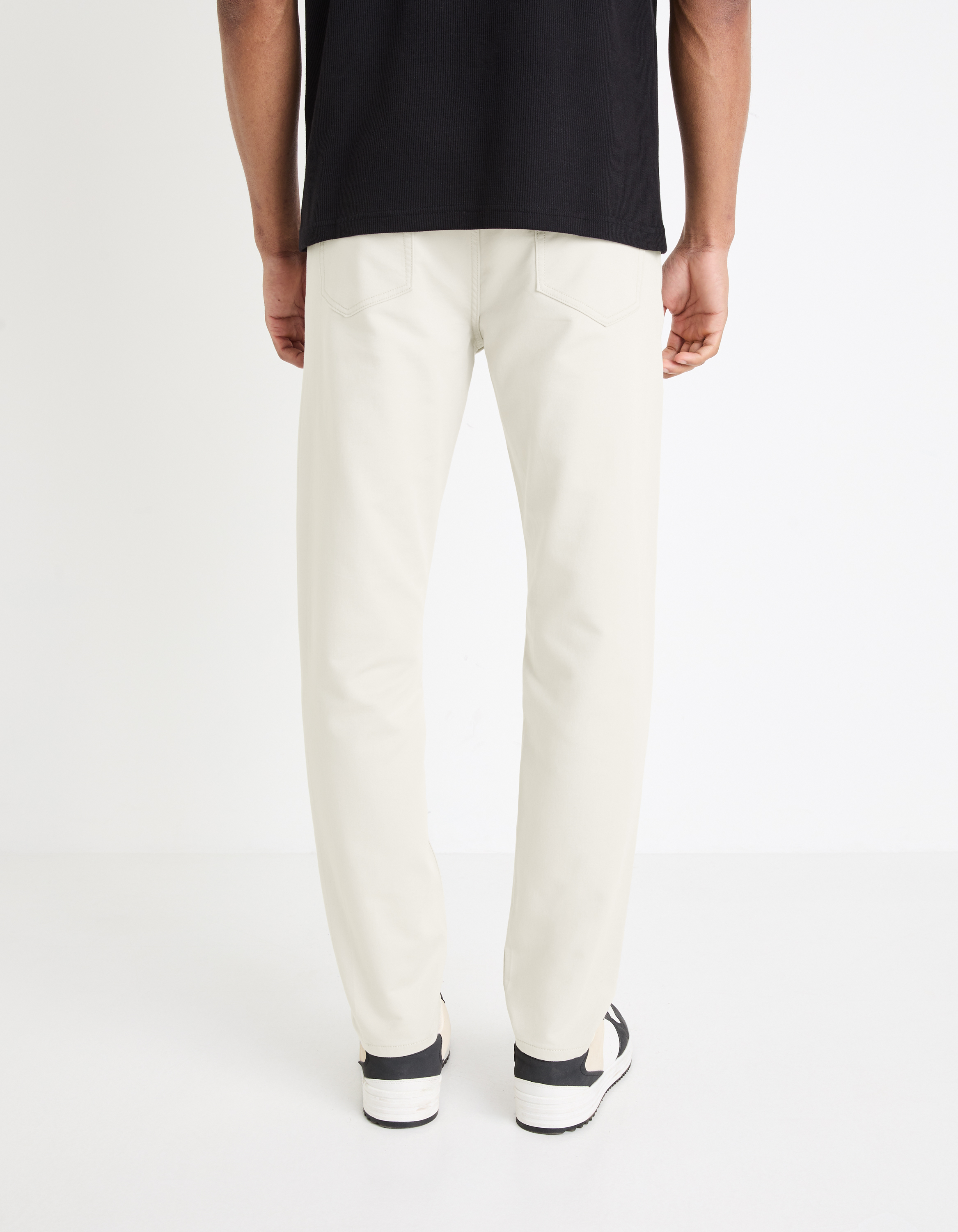 Pantaloni casual pentru barbati Celio - crem