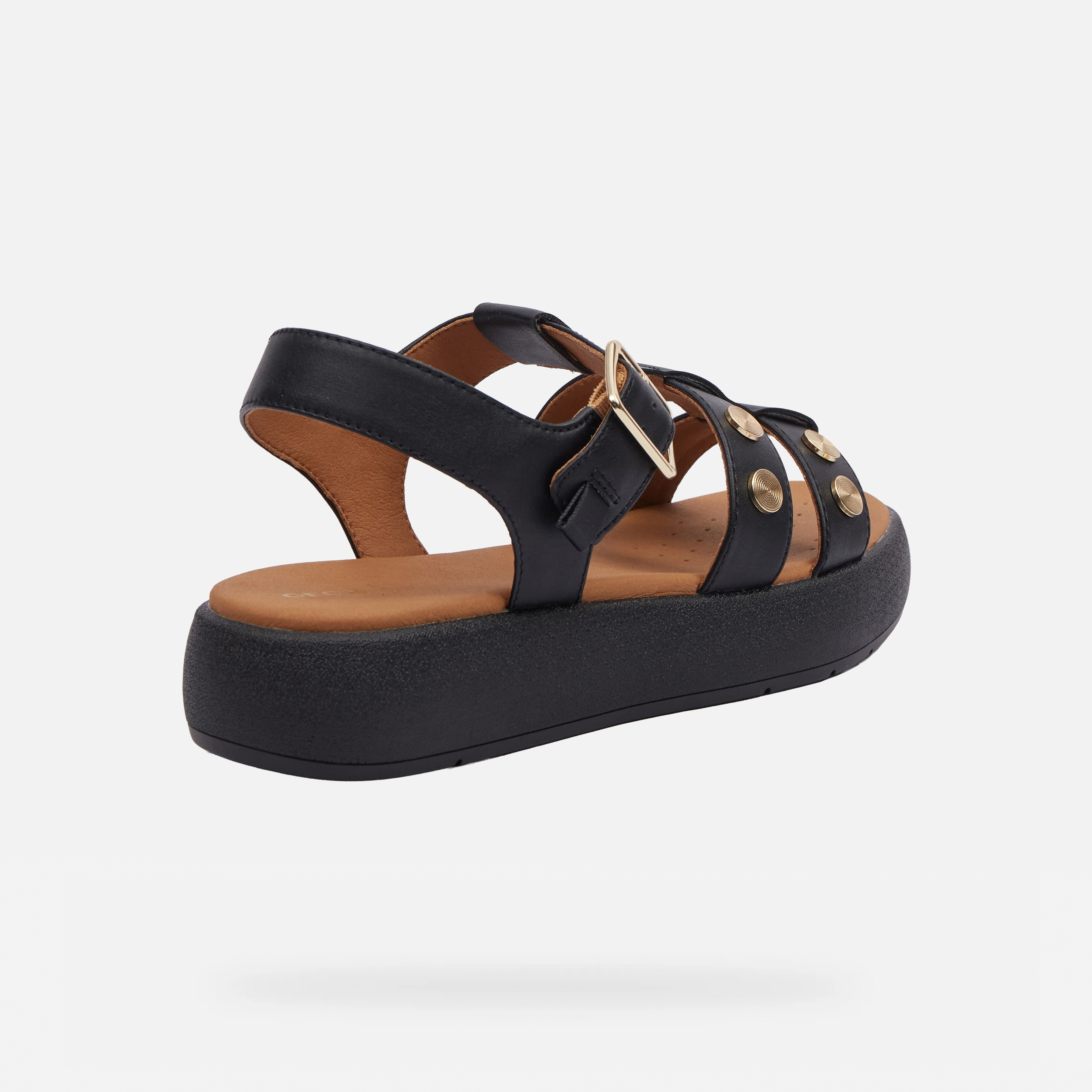 Black women's sandals Geox Camalei - Women's