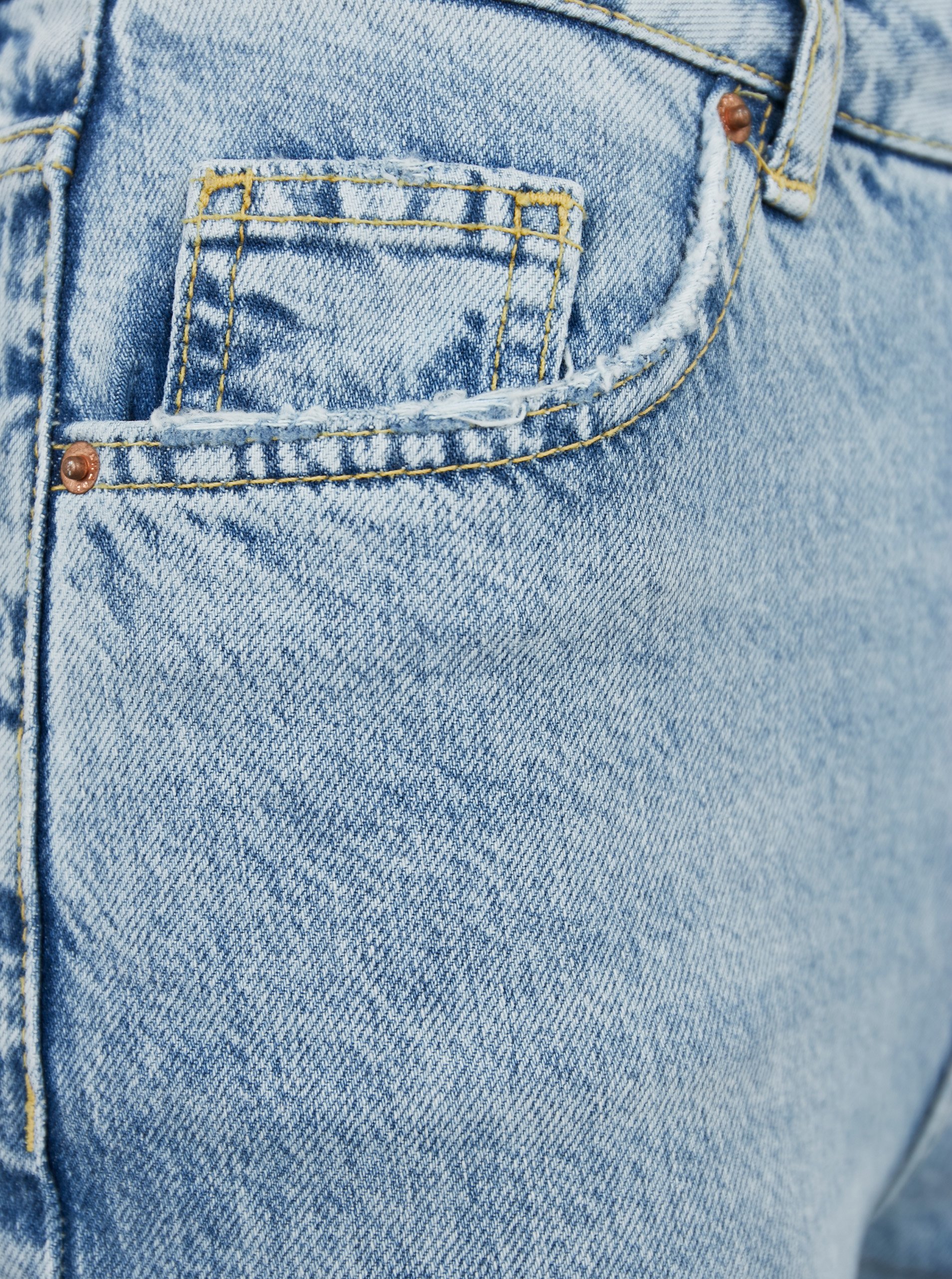 Straight fit pentru femei AWARE by VERO MODA - albastru deschis