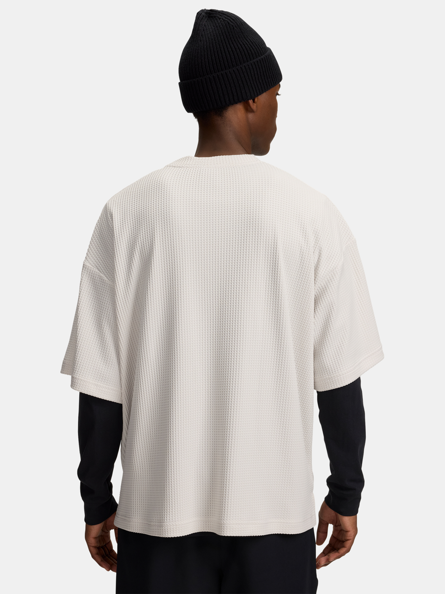 Under Armour UA Rival Waffle Crew-WHT Men's T-Shirt - Mens