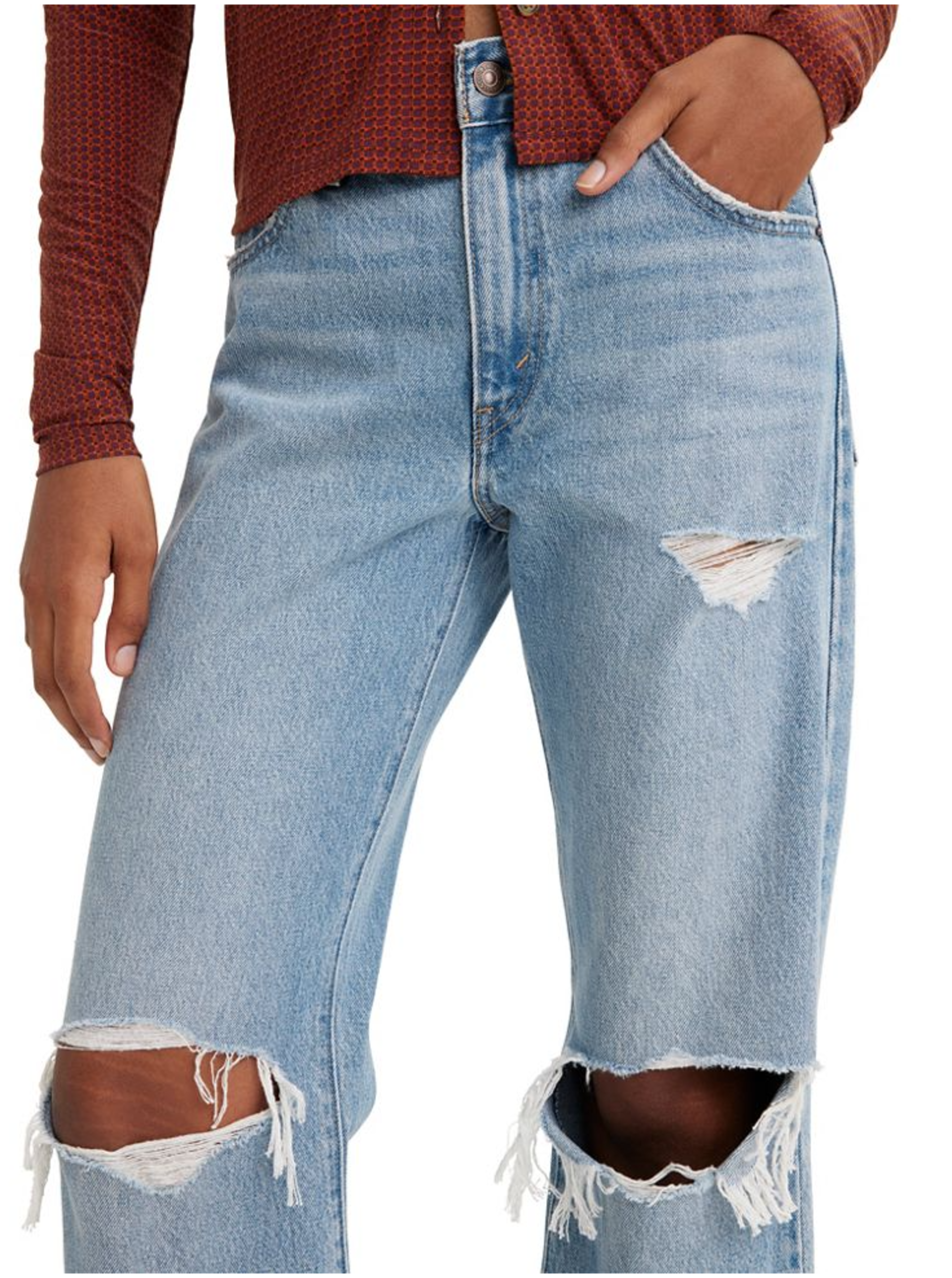 Flared, Bootcut pentru femei Levi&#039;s® - albastru deschis