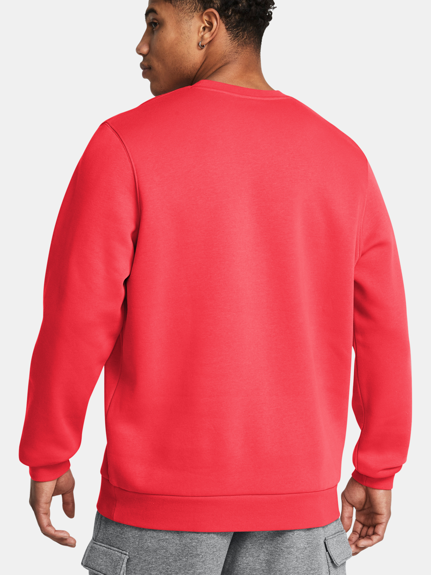 Men's sweatshirt Under Armour UA Icon Fleece Crew-RED - Men's