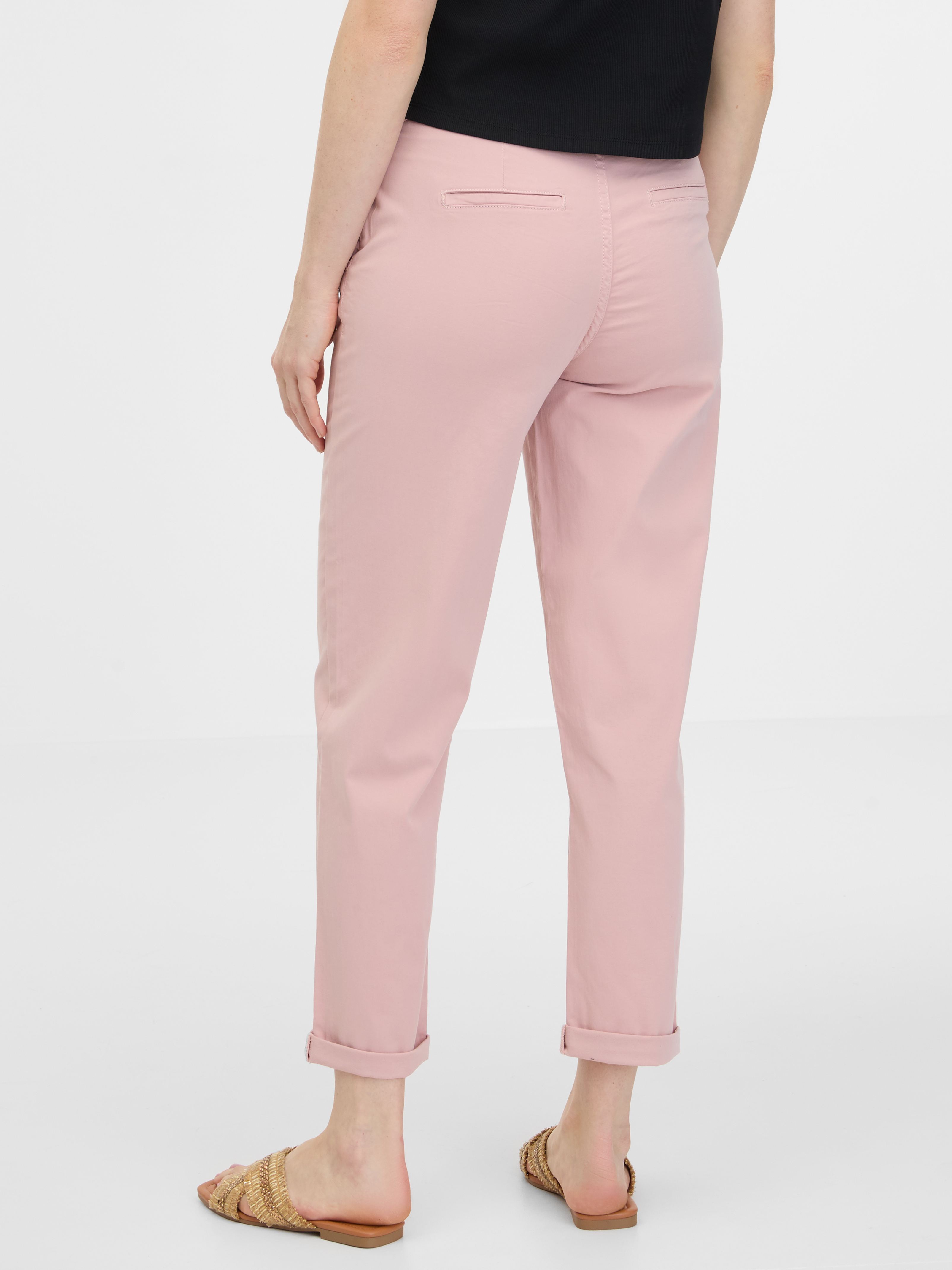 Orsay Light pink women's trousers - Women's