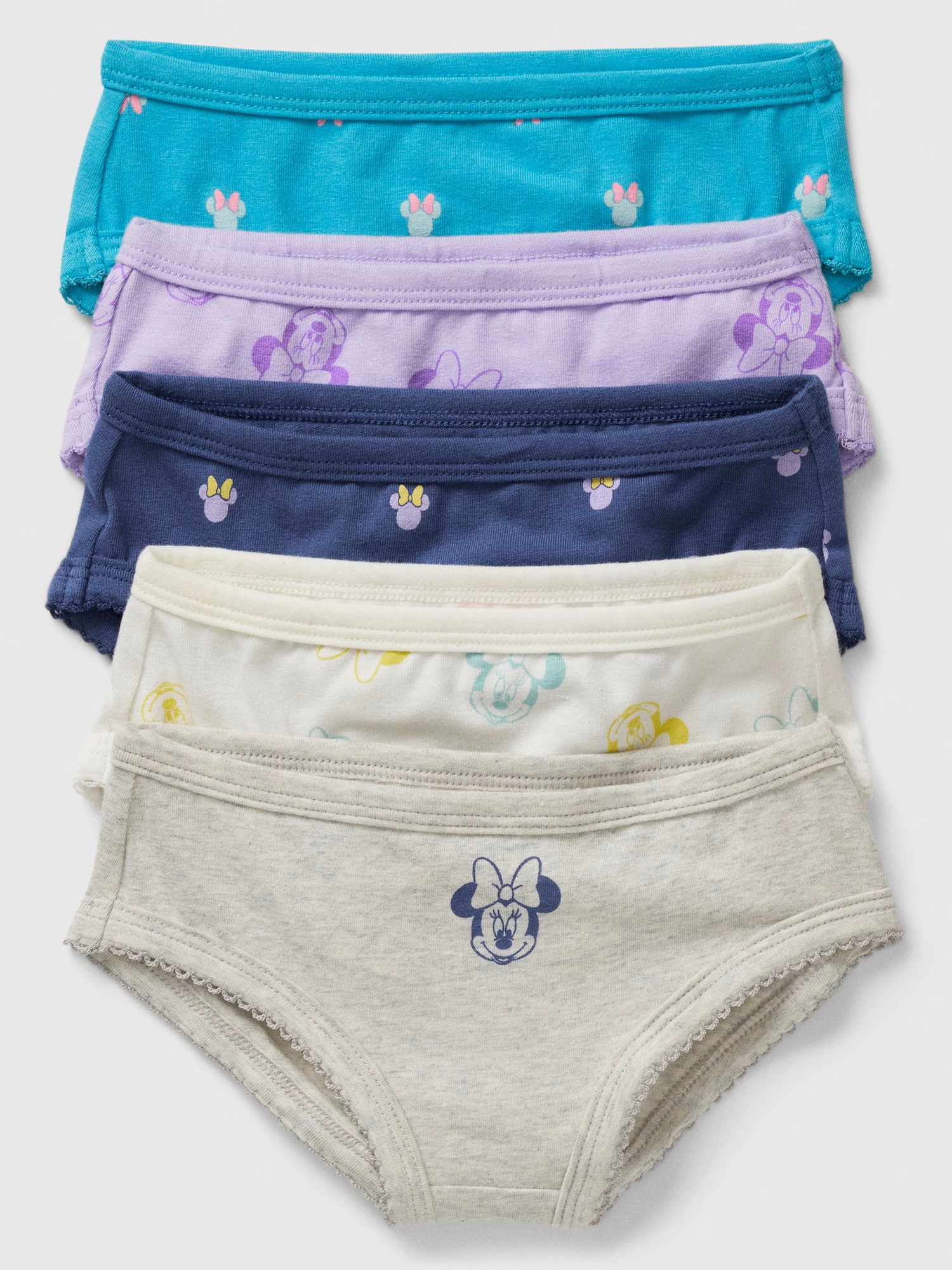 Gap & Disney Baby Panties, 5 Pieces - Girls