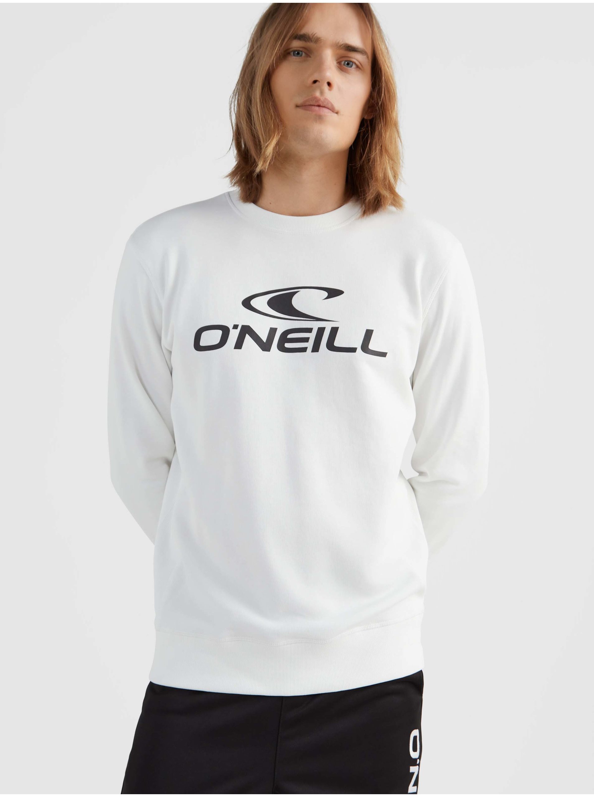 ONeill Mens Sweatshirt White Lined O'Neill - Men